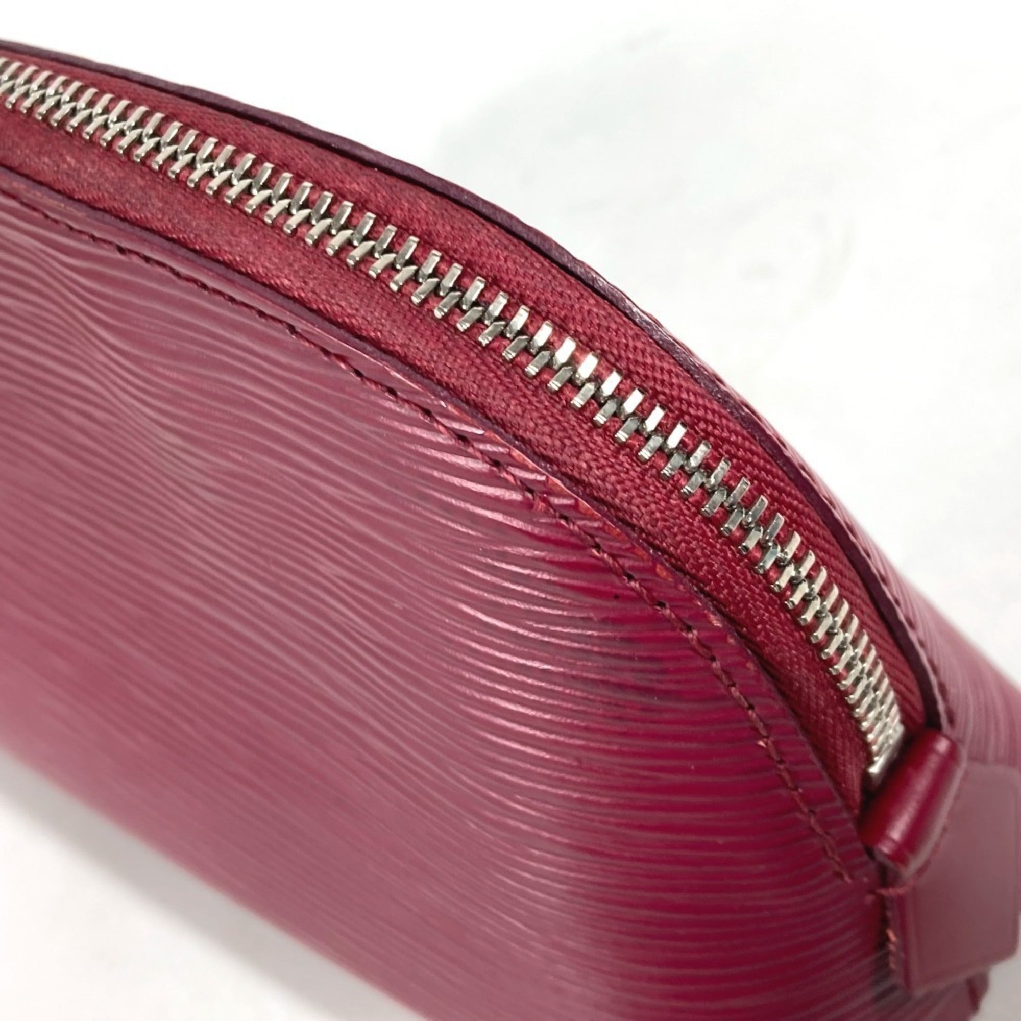 Louis Vuitton Fuchsia Pink Pink Epi Leather Pochette Pouch (Pre-Owned)