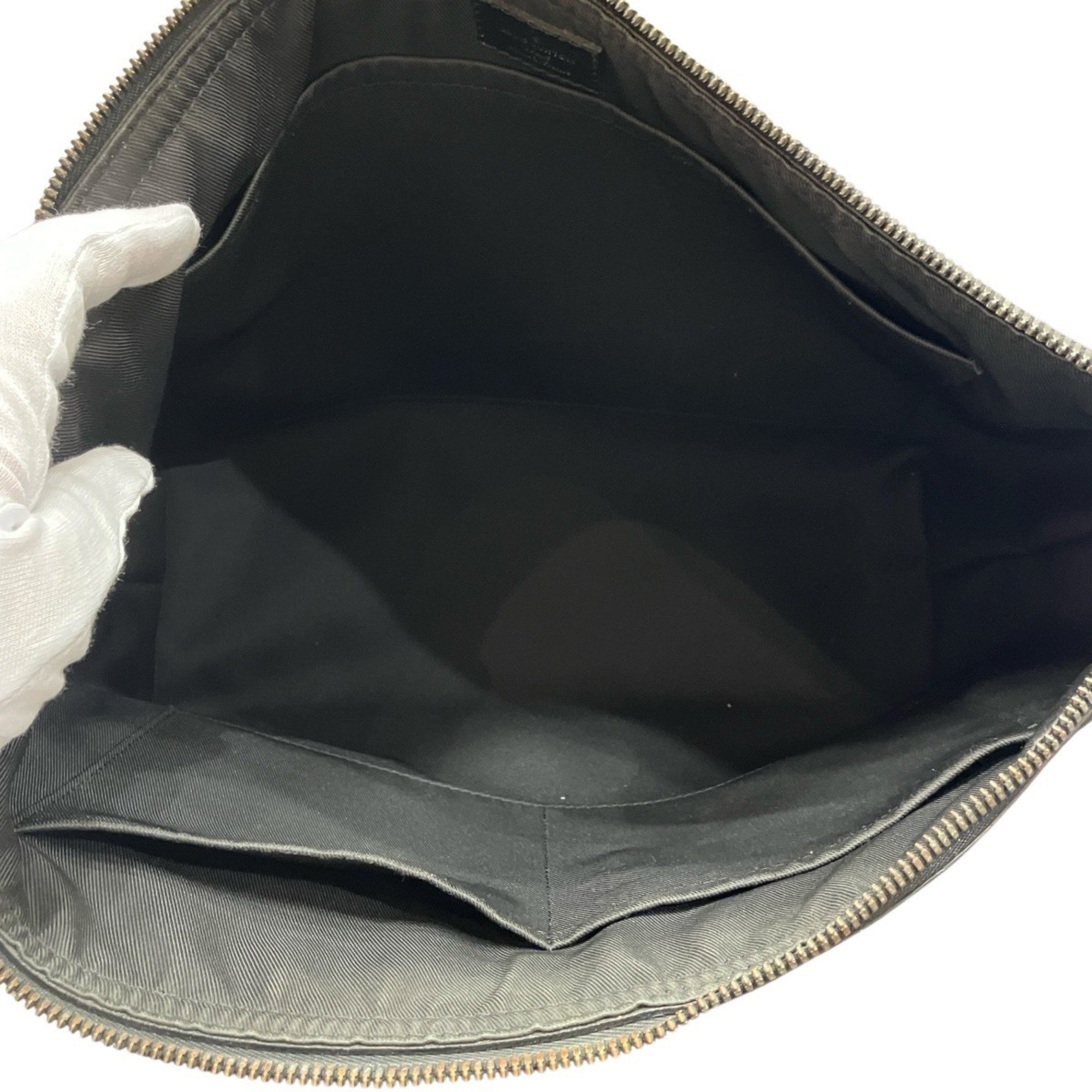 Louis Vuitton Gray Monogram Eclipse Monogram Eclipse Messenger Bag Shoulder Bag (Pre-Owned)