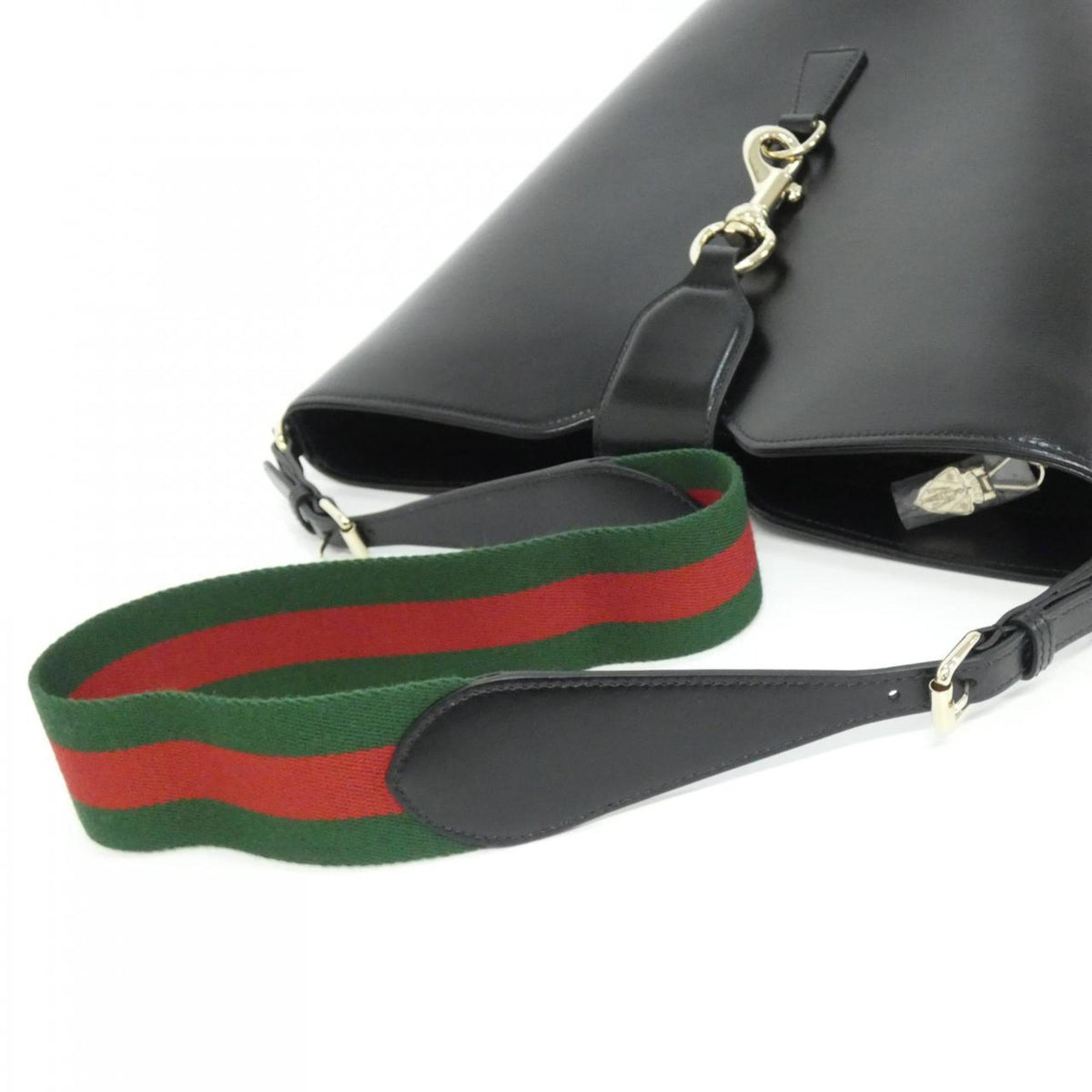 Gucci Black Leather Shoulder Bag (Pre-Owned)