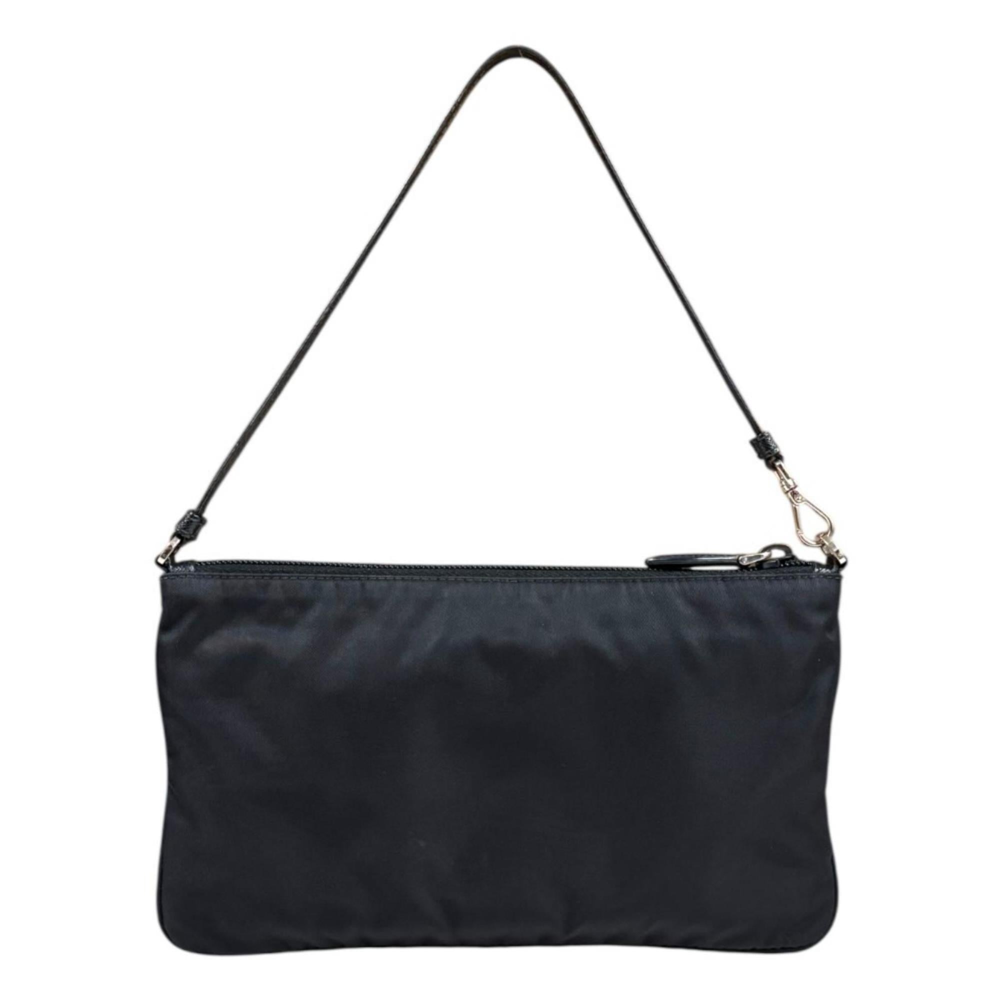 Prada Black Nylon Handbag (Pre-Owned)