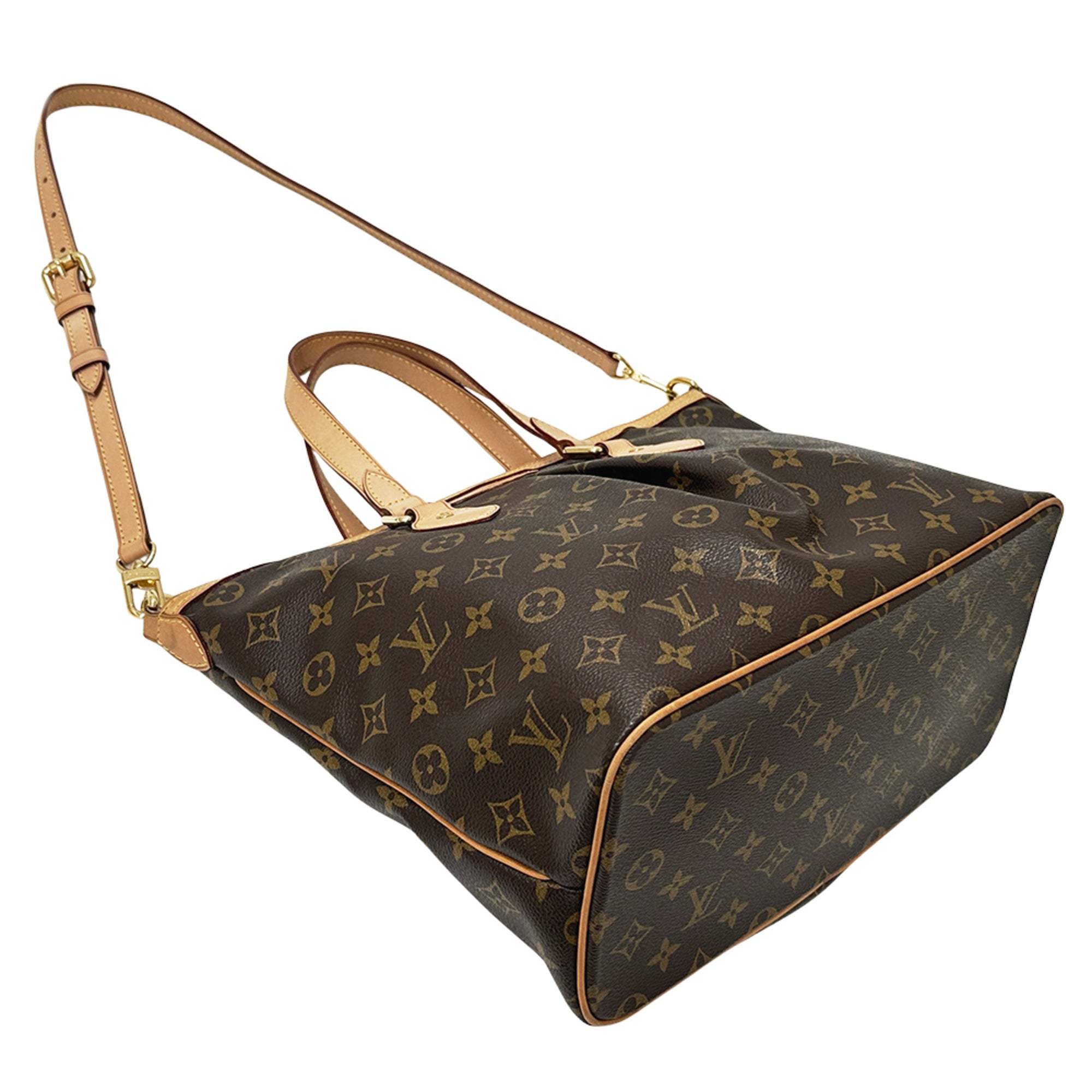 Louis Vuitton Brown Monogram Canvas Handbag Shoulder Bag (Pre-Owned)