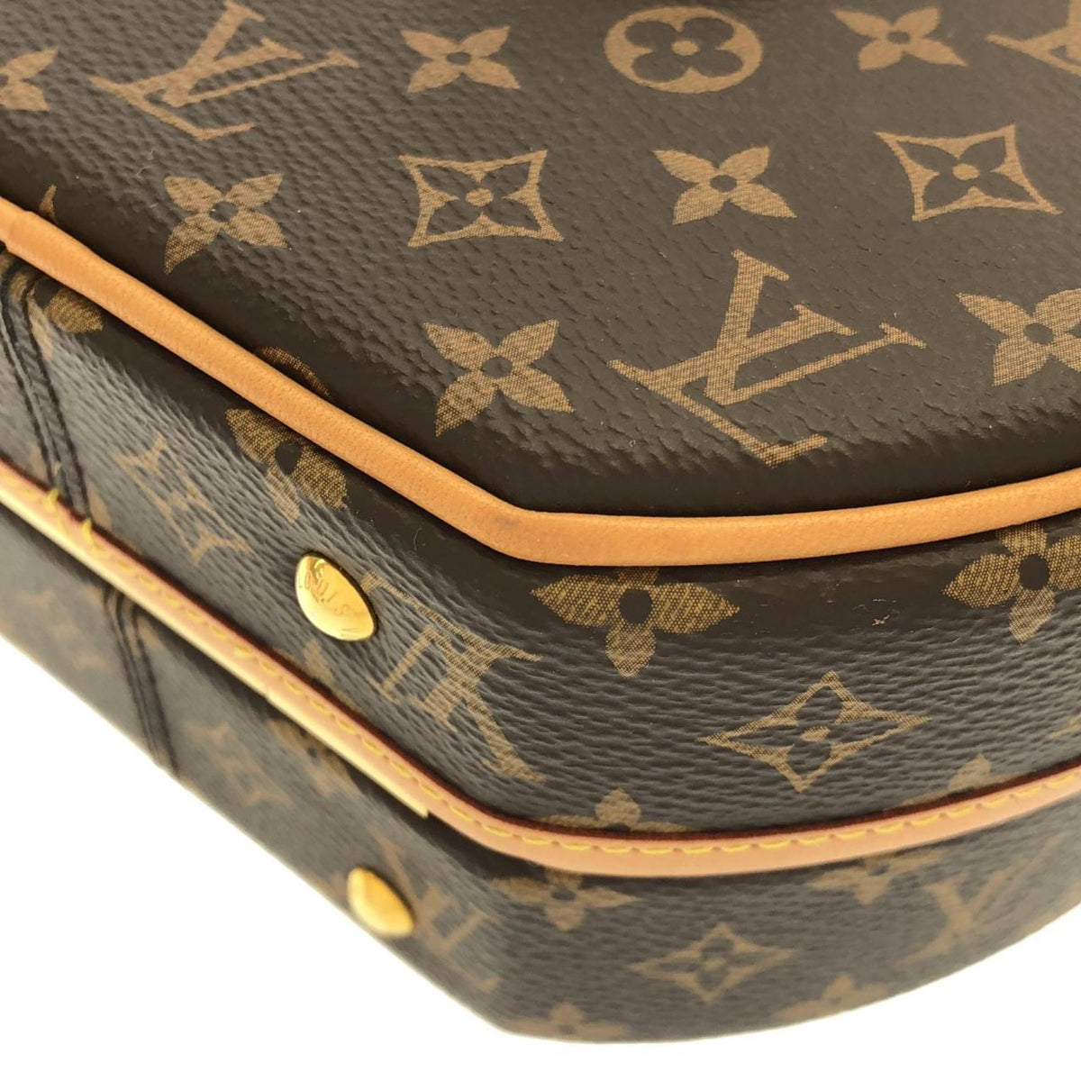 Louis Vuitton Marron Coated Canvas Handbag (Pre-Owned)