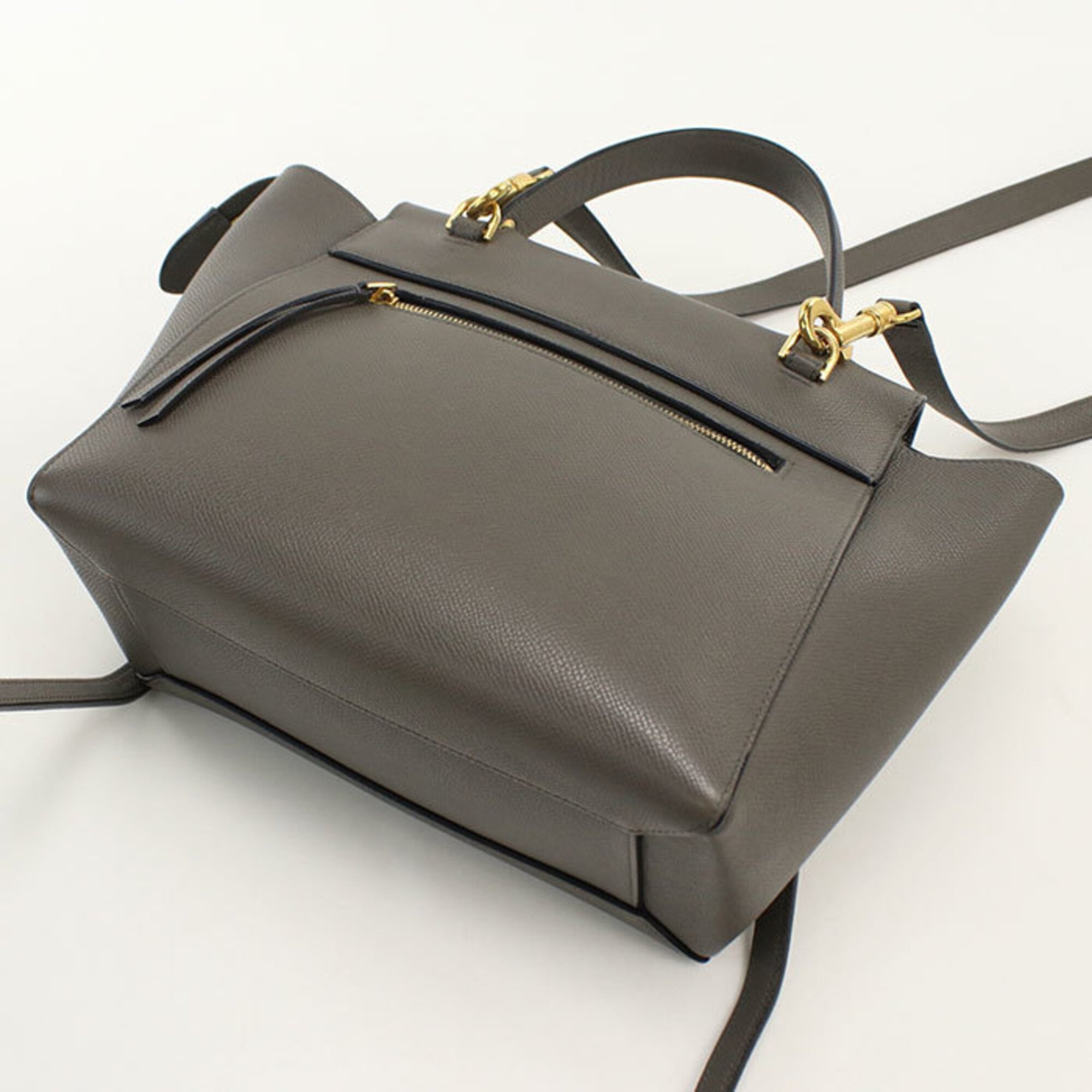 Celine Gray Leather Handbag (Pre-Owned)