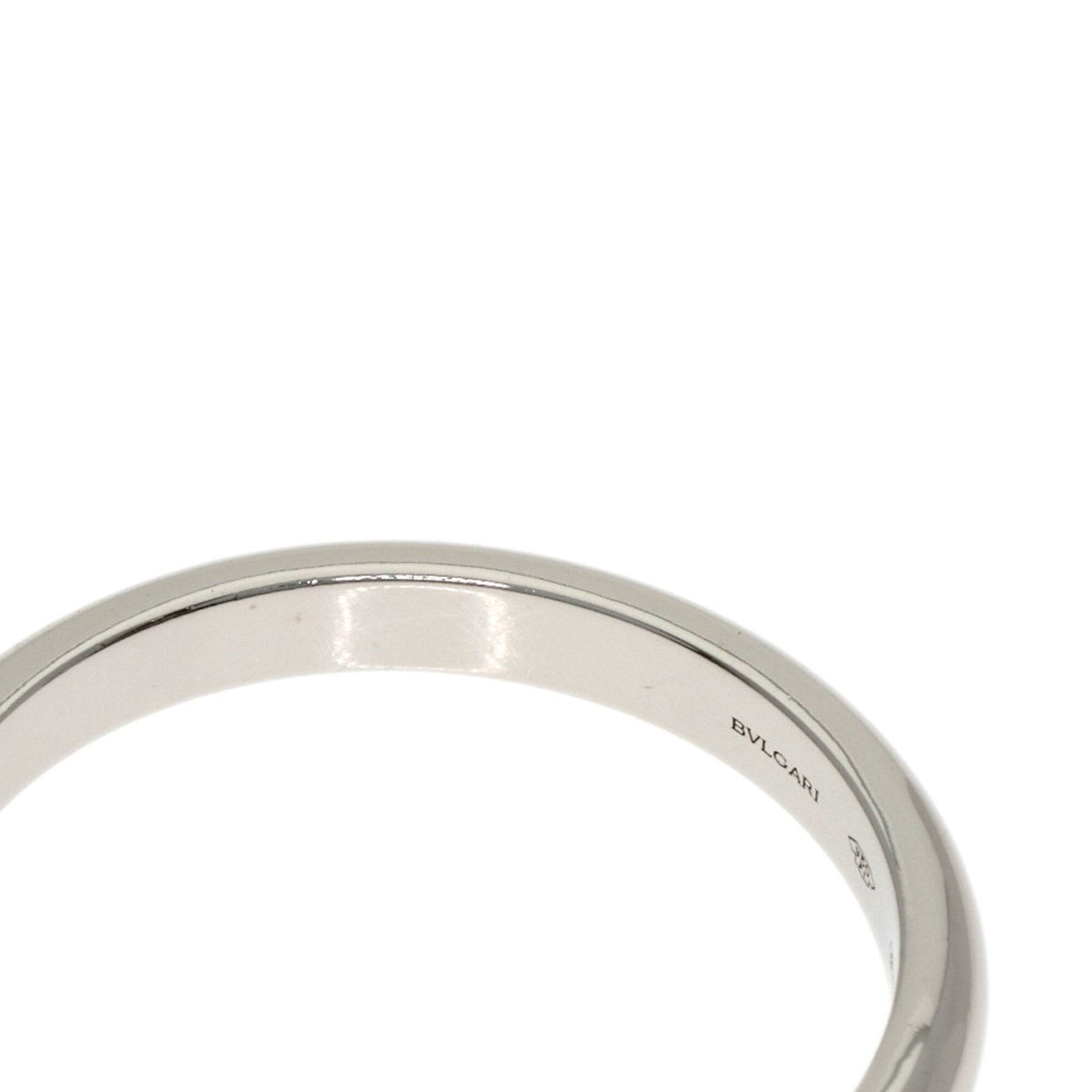 Bvlgari Platinum Platinum 950 Band Ring (Pre-Owned)