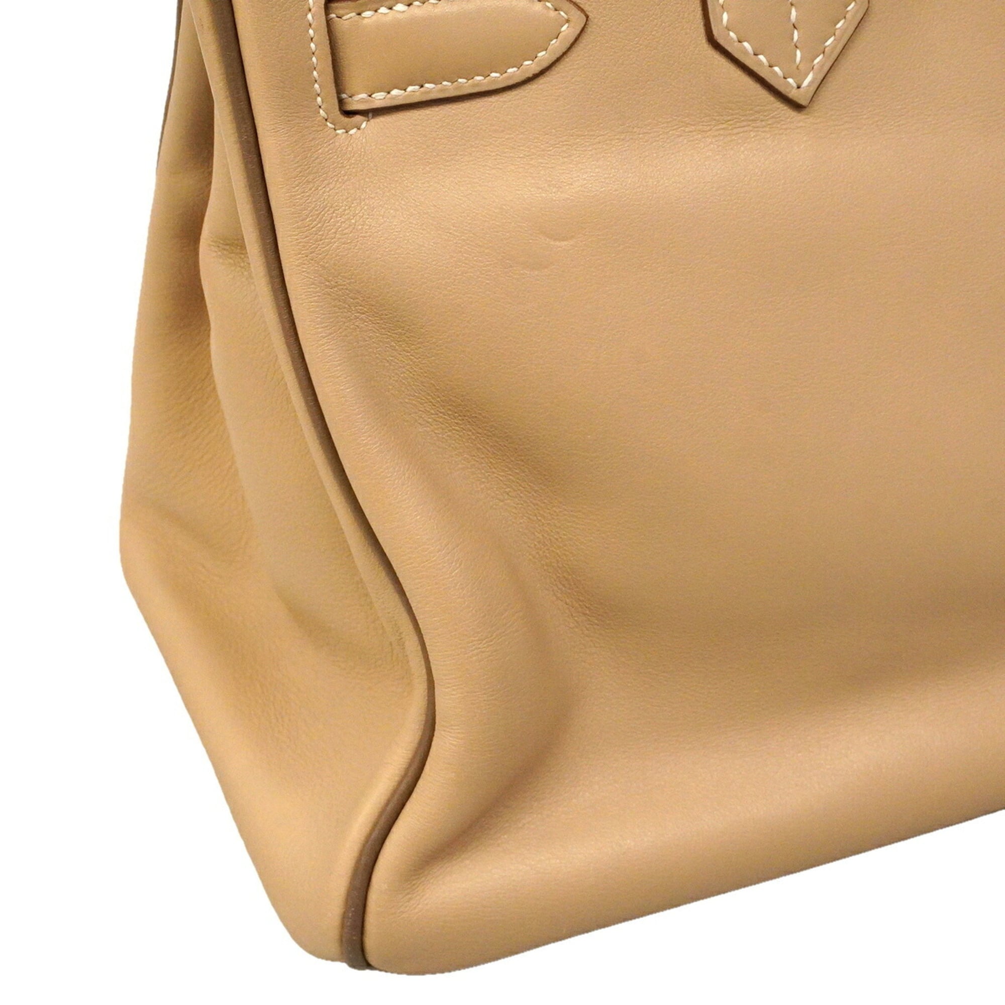 Hermes Etoupe Gray Swift Leather Handbag (Pre-Owned)