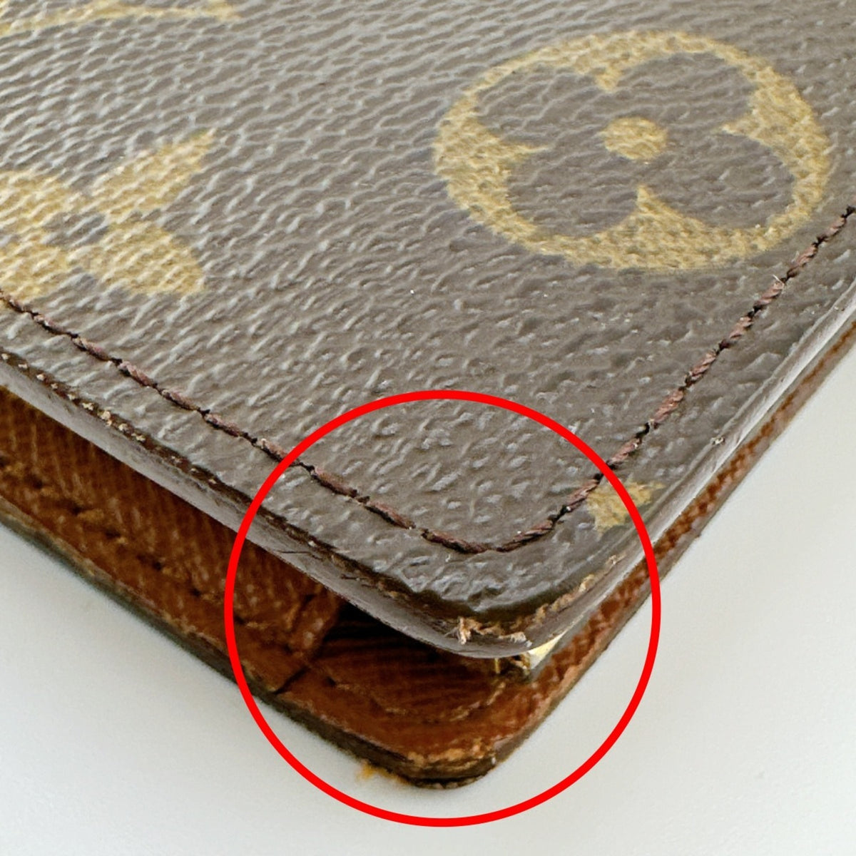 Louis Vuitton Brown Monogram Canvas Wallet (Bi-Fold) (Pre-Owned)