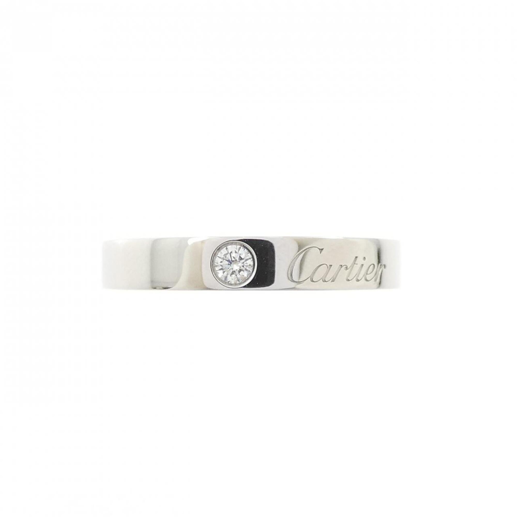 Cartier Platinum Platinum 950 Band Ring (Pre-Owned)