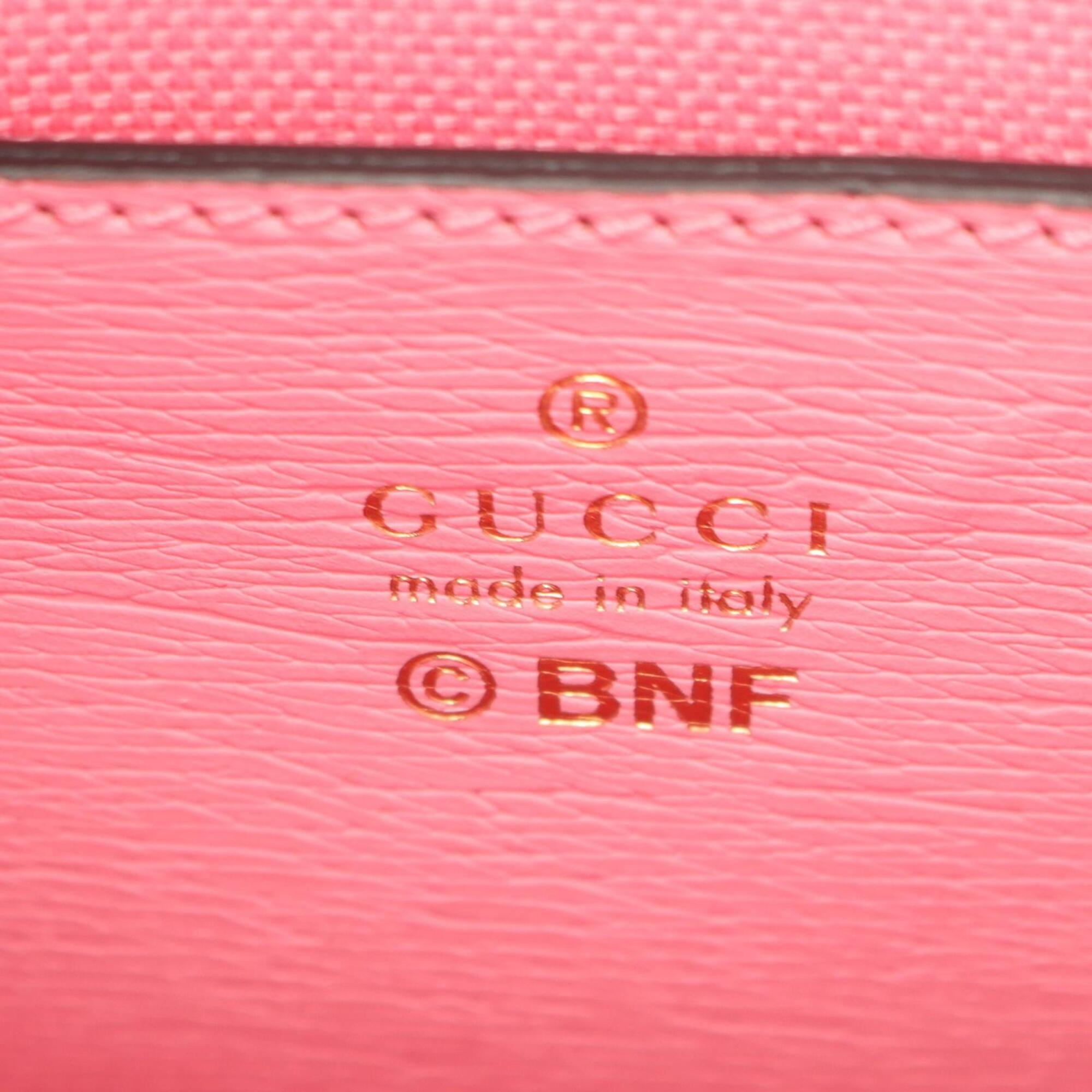 Gucci Multi-Color Pink Leather Handbag (Pre-Owned)