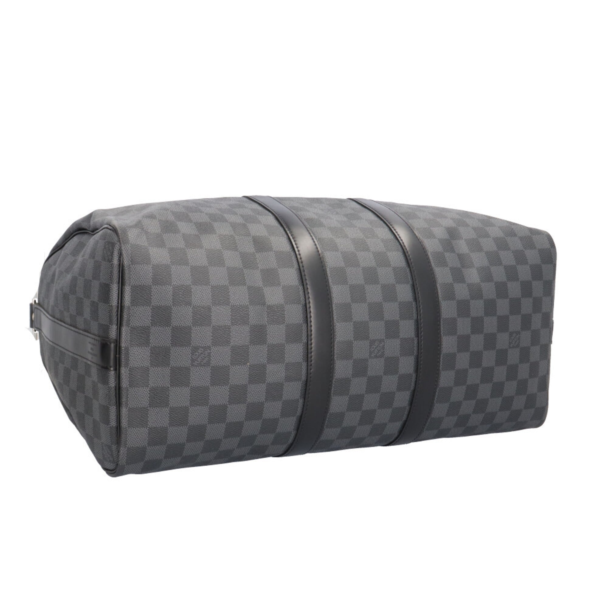Louis Vuitton Damier Graphite Black Gray Damier Graphite Boston Bag (Pre-Owned)