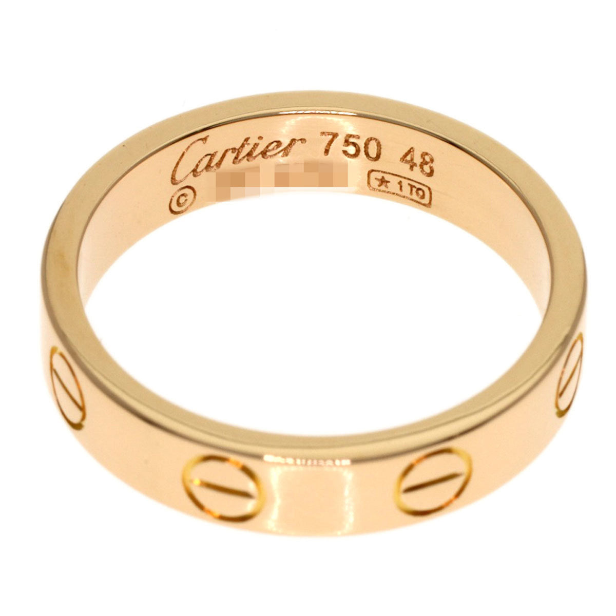 Cartier Pink Gold (18K) Band Ring (Pre-Owned)