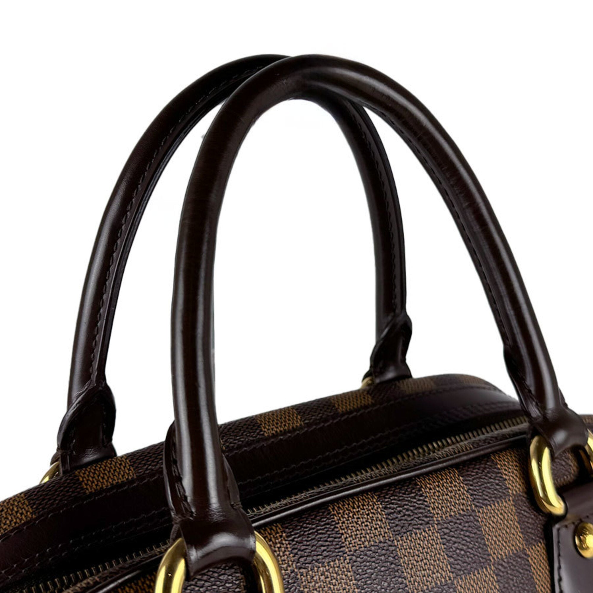 Louis Vuitton Damier Canvas Ebene Damier Canvas Handbag (Pre-Owned)
