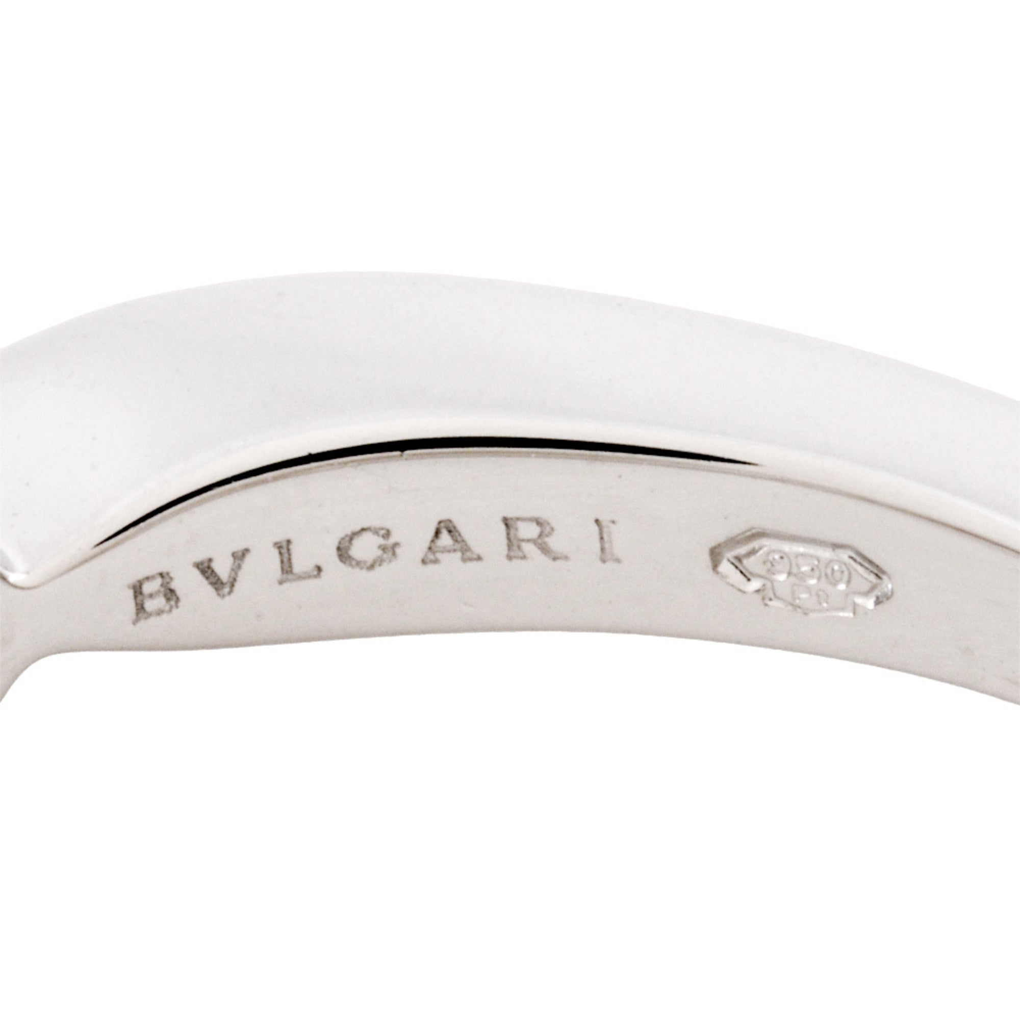 Bvlgari Platinum Platinum 950 Band Ring (Pre-Owned)