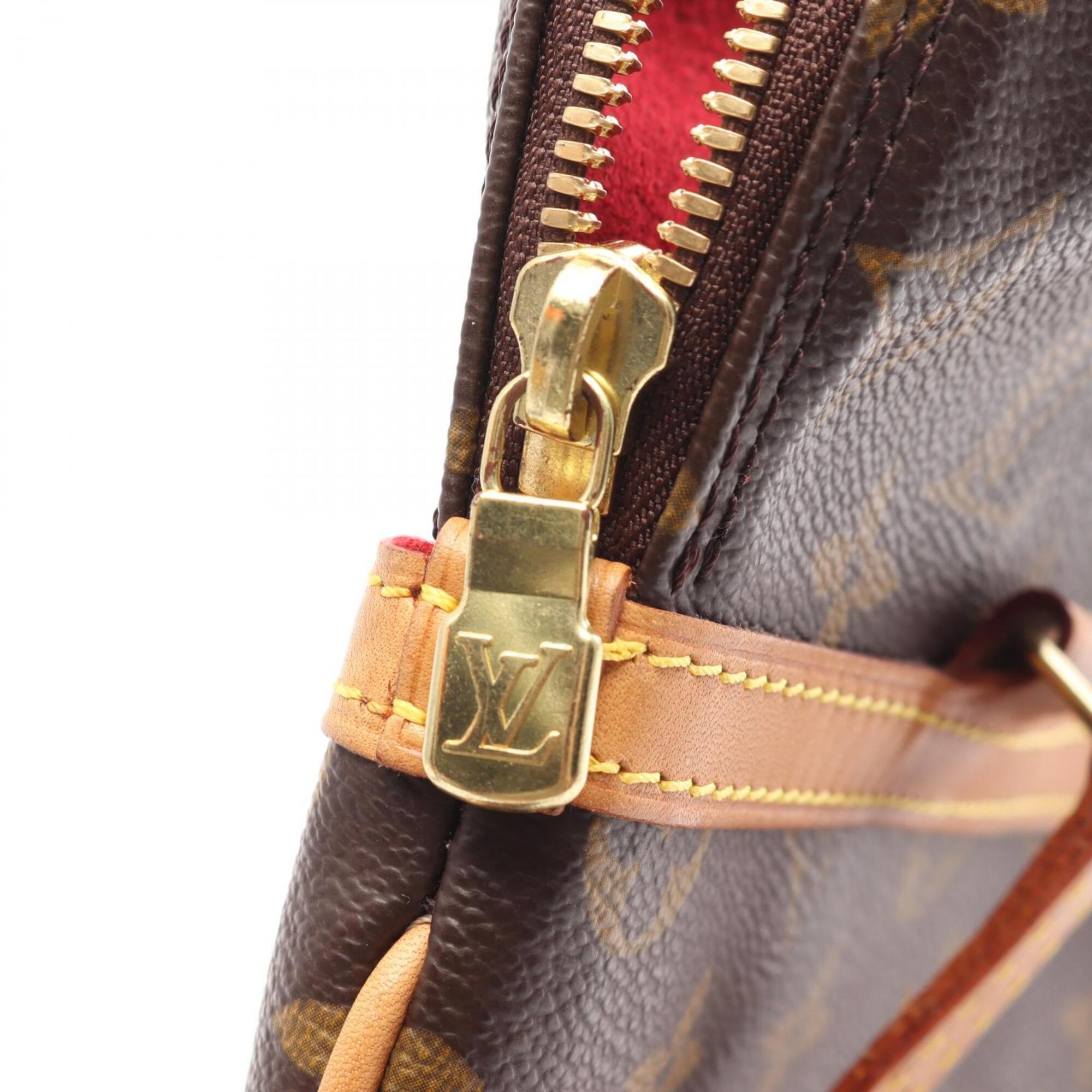 Louis Vuitton Brown Monogram Monogram Leather Handbag Shoulder Bag (Pre-Owned)