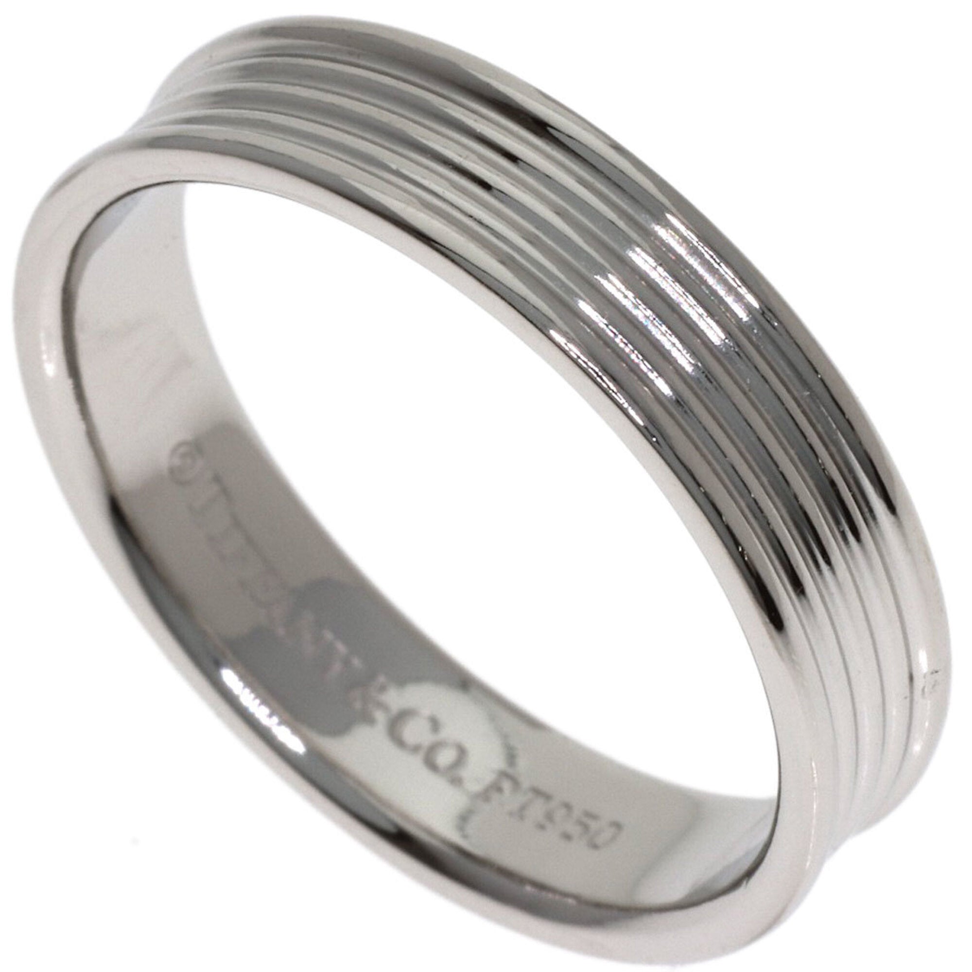 Tiffany Platinum 950 Band Ring (Pre-Owned)