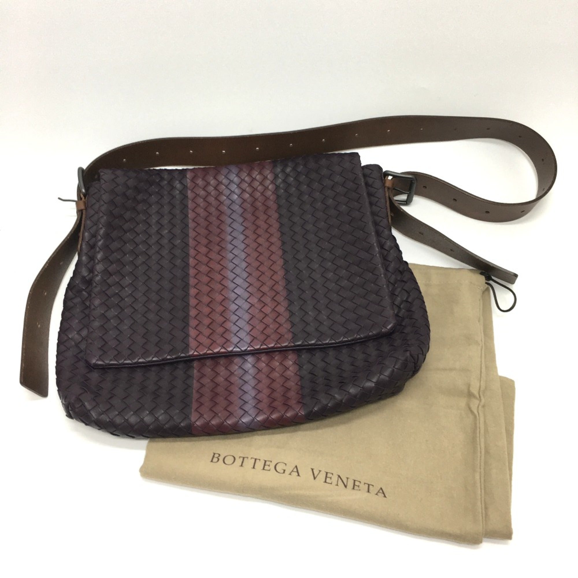 Bottega Veneta Brown Leather Shoulder Bag (Pre-Owned)