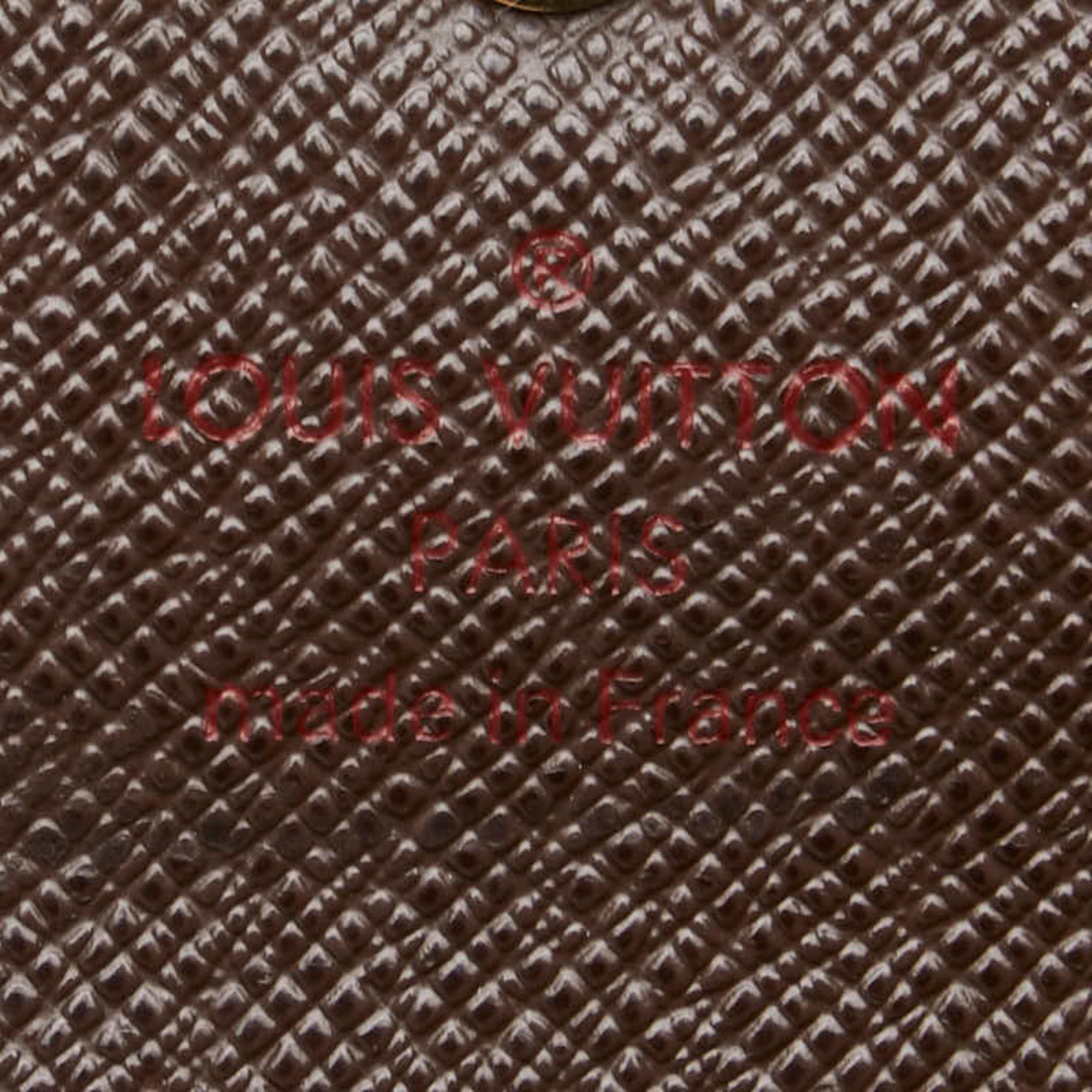 Louis Vuitton Damier Brown Damier Canvas Leather (Pre-Owned)