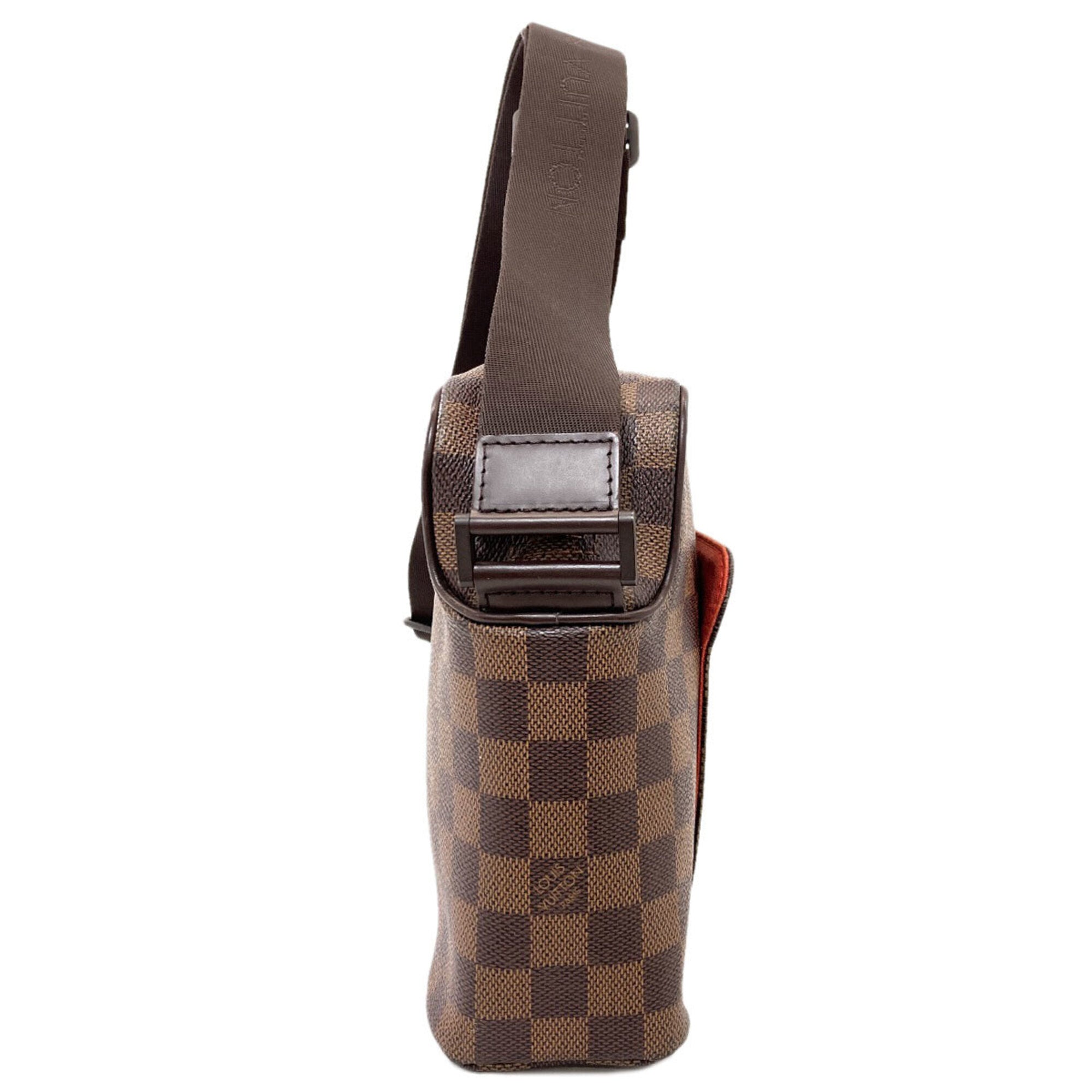 Louis Vuitton Damier Canvas Ebene Damier Canvas Shoulder Bag (Pre-Owned)