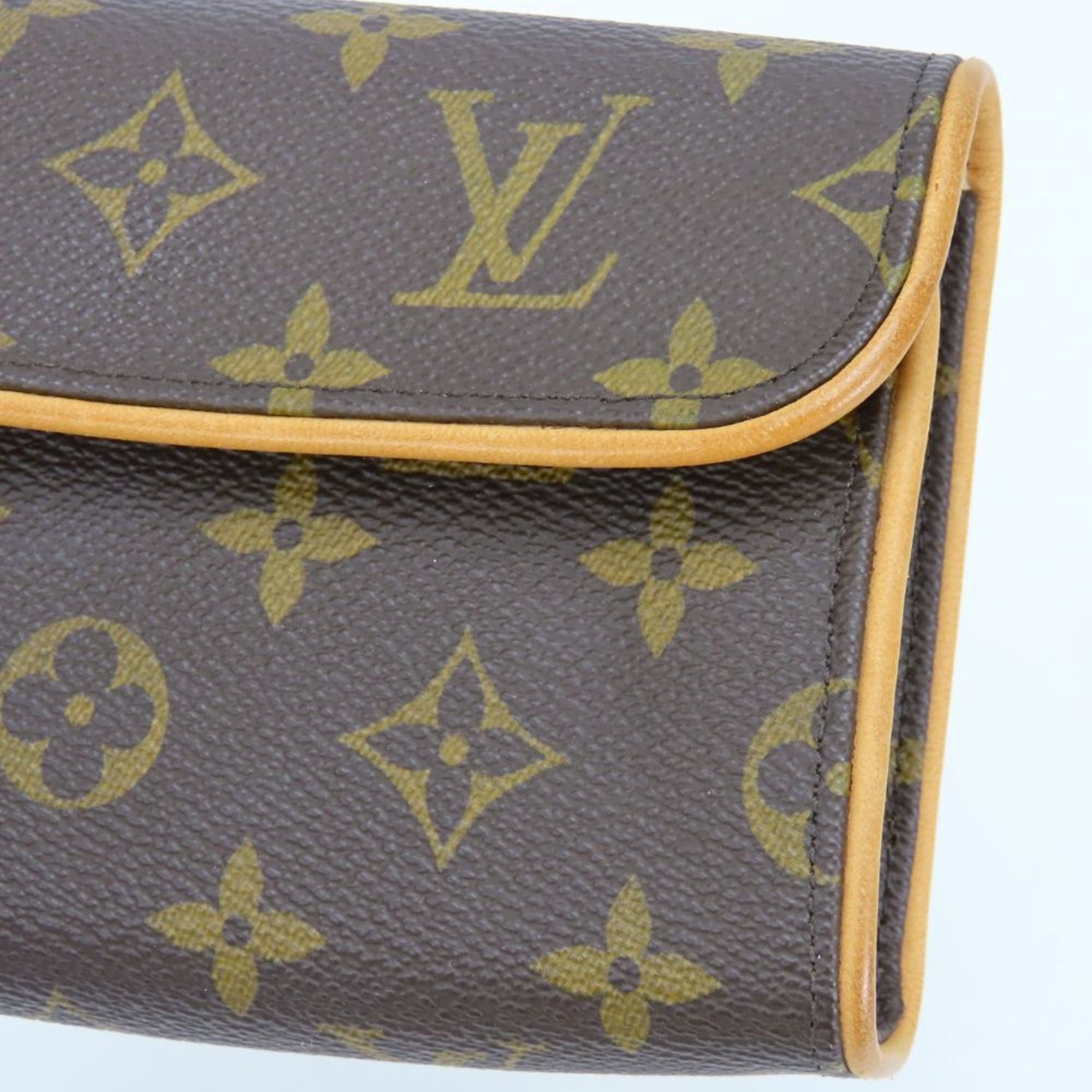 Louis Vuitton Monogram Brown Monogram Leather Fanny Pack Pochette (Pre-Owned)