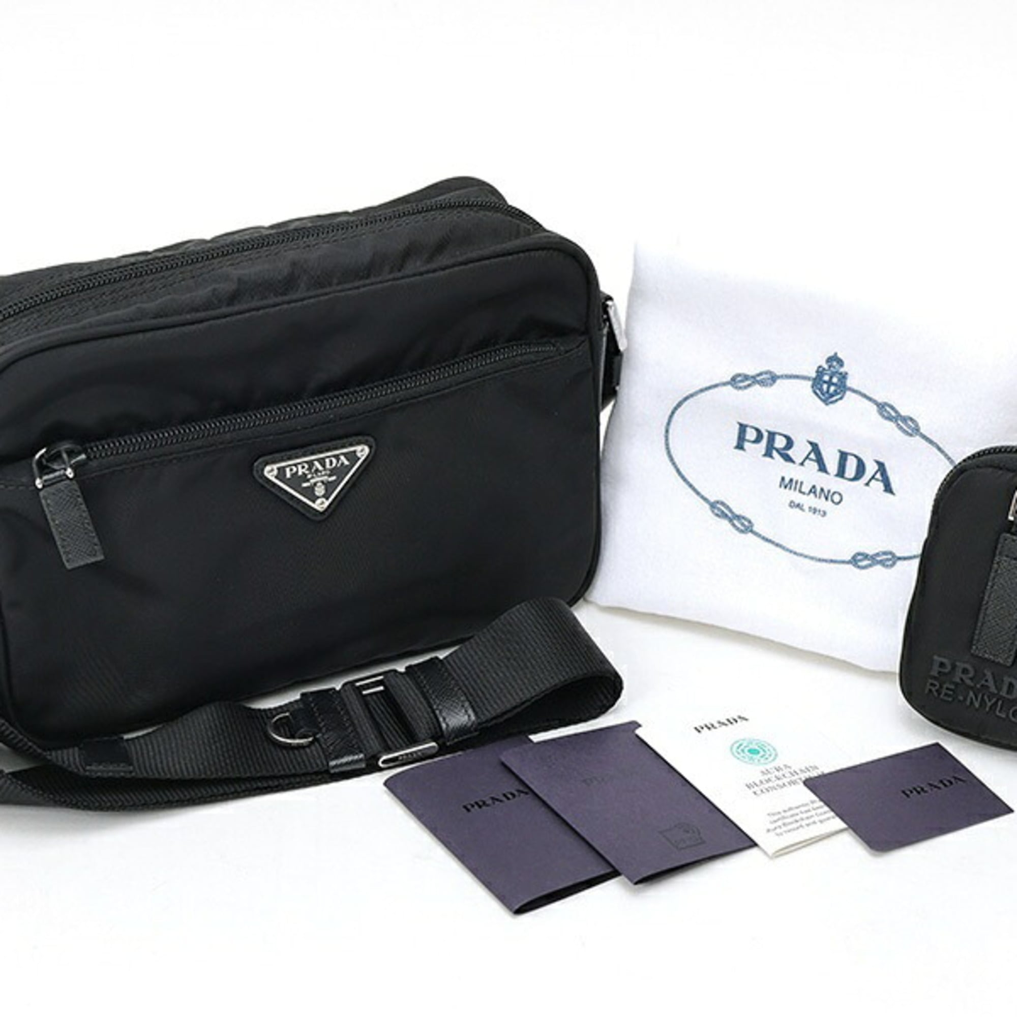 Prada Black Polyamide Shoulder Bag (Pre-Owned)