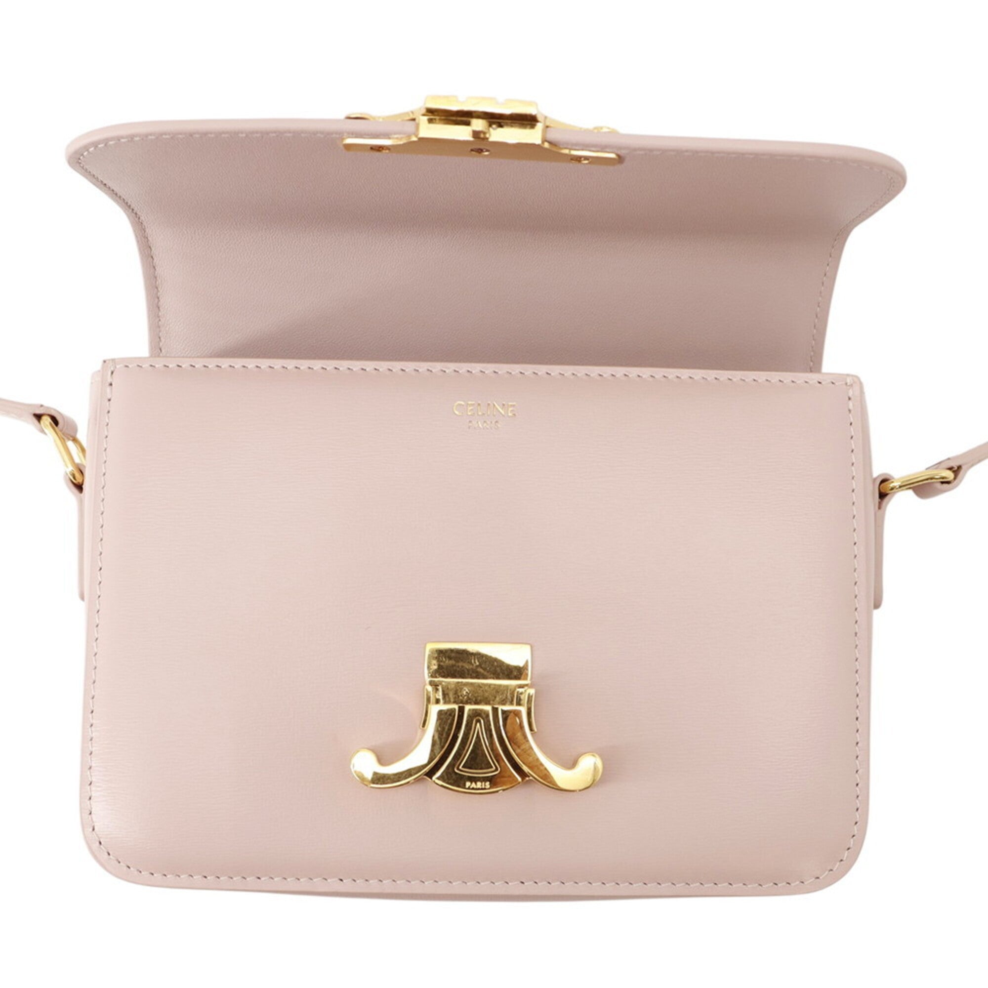 Celine Pink Leather Shoulder Bag (Pre-Owned)