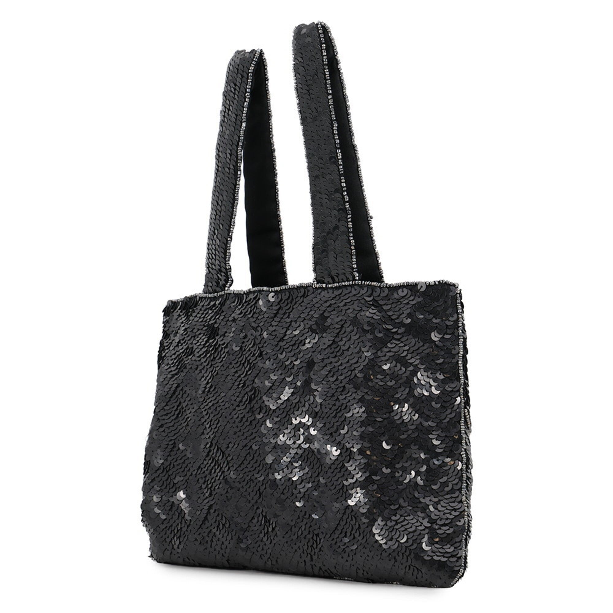 Chanel Black Spangles Handbag (Pre-Owned)