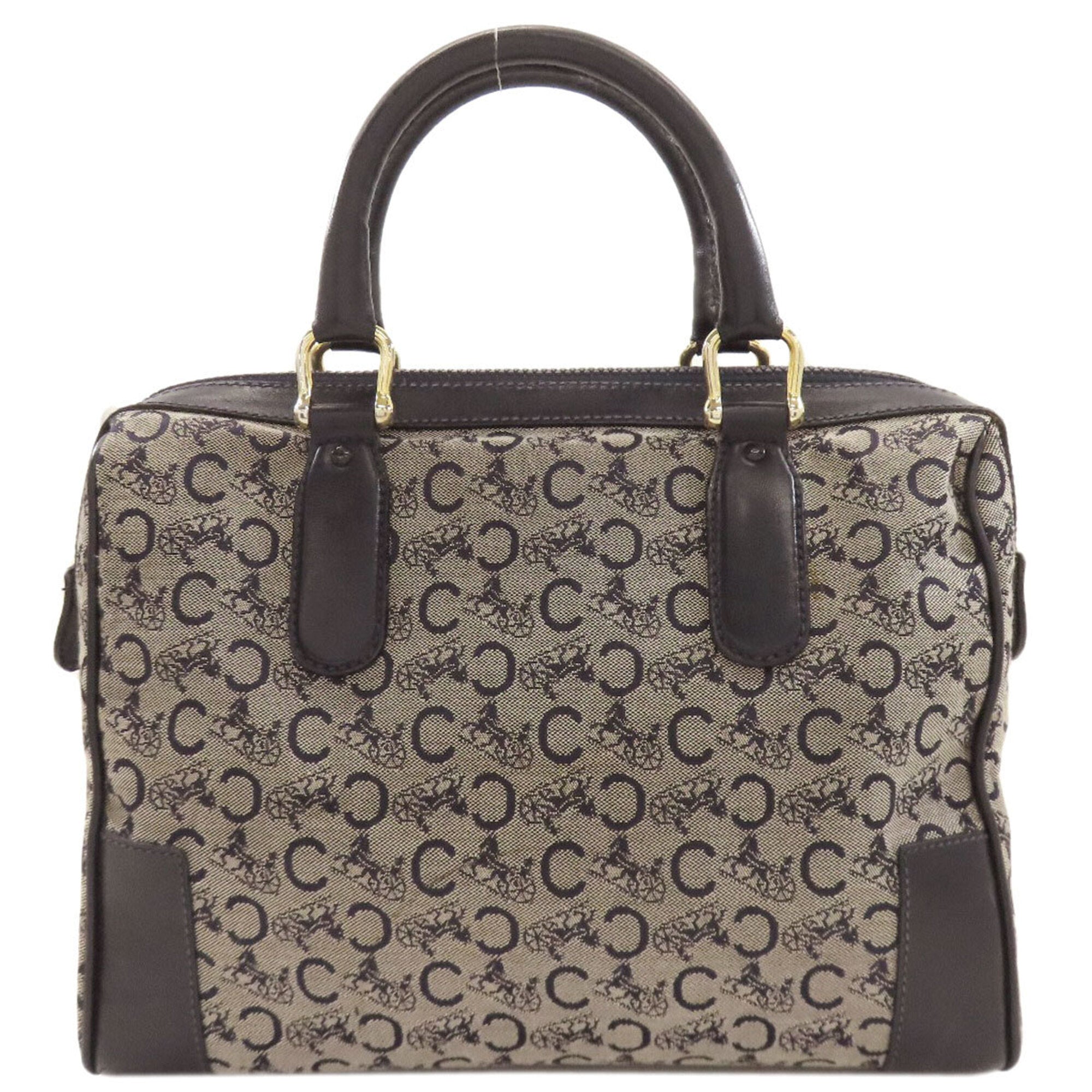 Celine Navy Canvas Handbag (Pre-Owned)