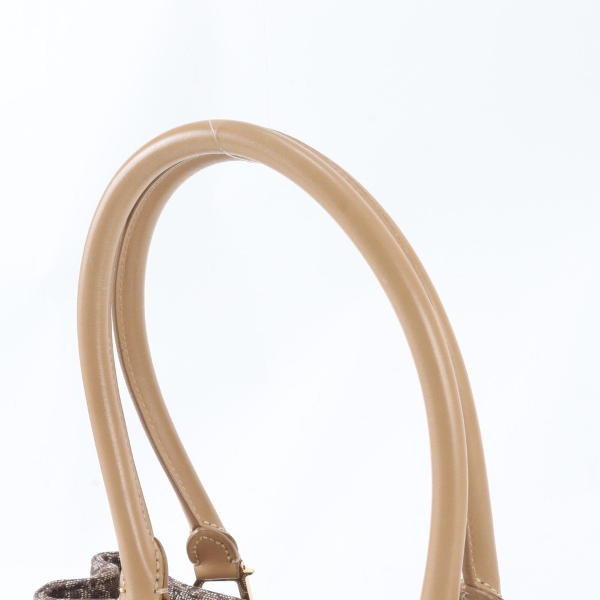 Christian Dior Trotter Brown Trotter Handbag Tote Bag (Pre-Owned)
