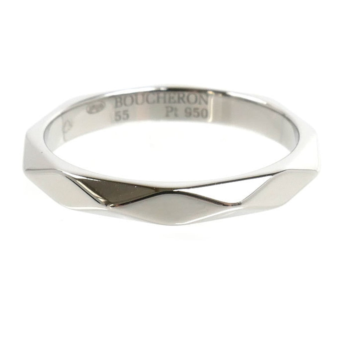 Boucheron Platinum 950 Band Ring (Pre-Owned)