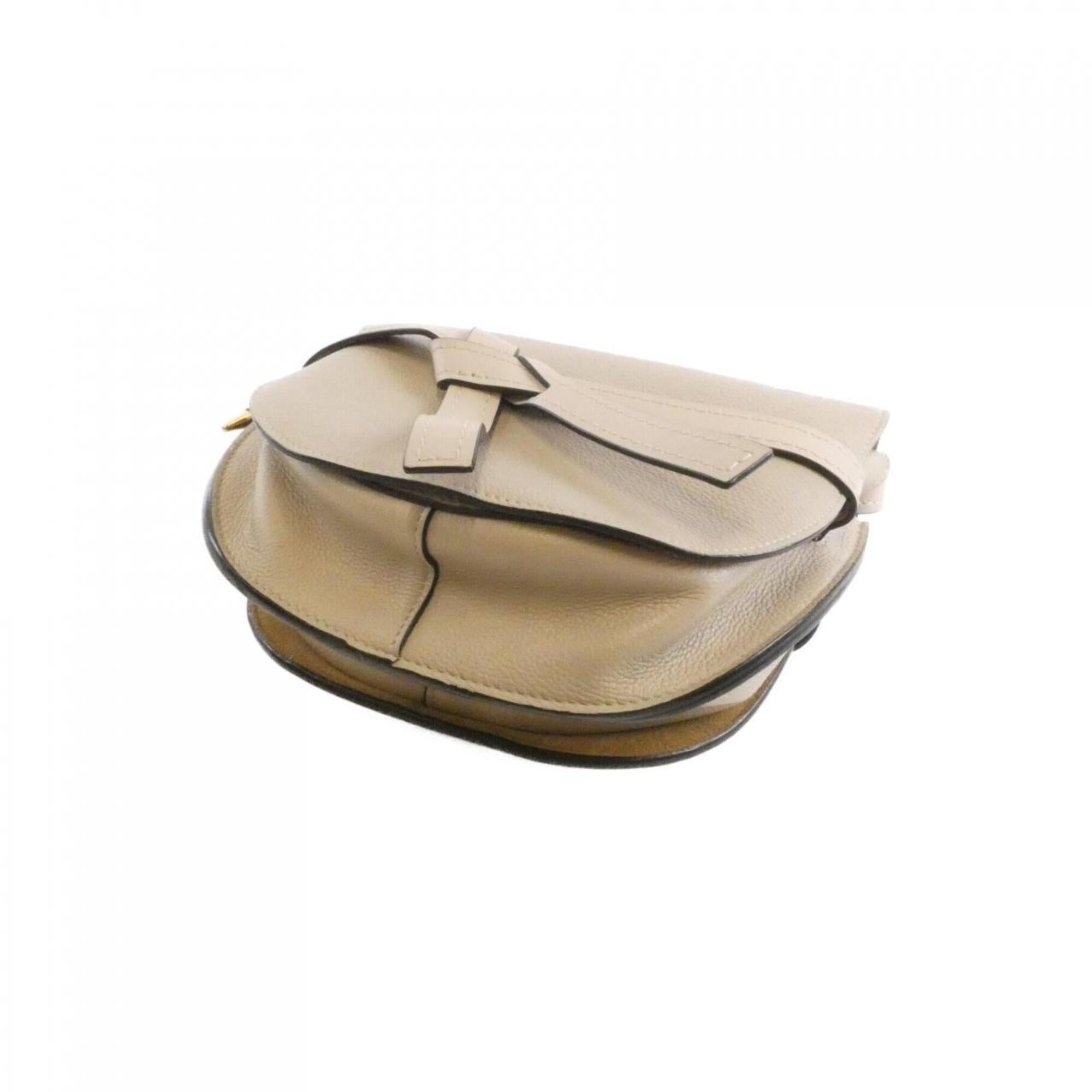 Loewe Beige Leather Shoulder Bag (Pre-Owned)