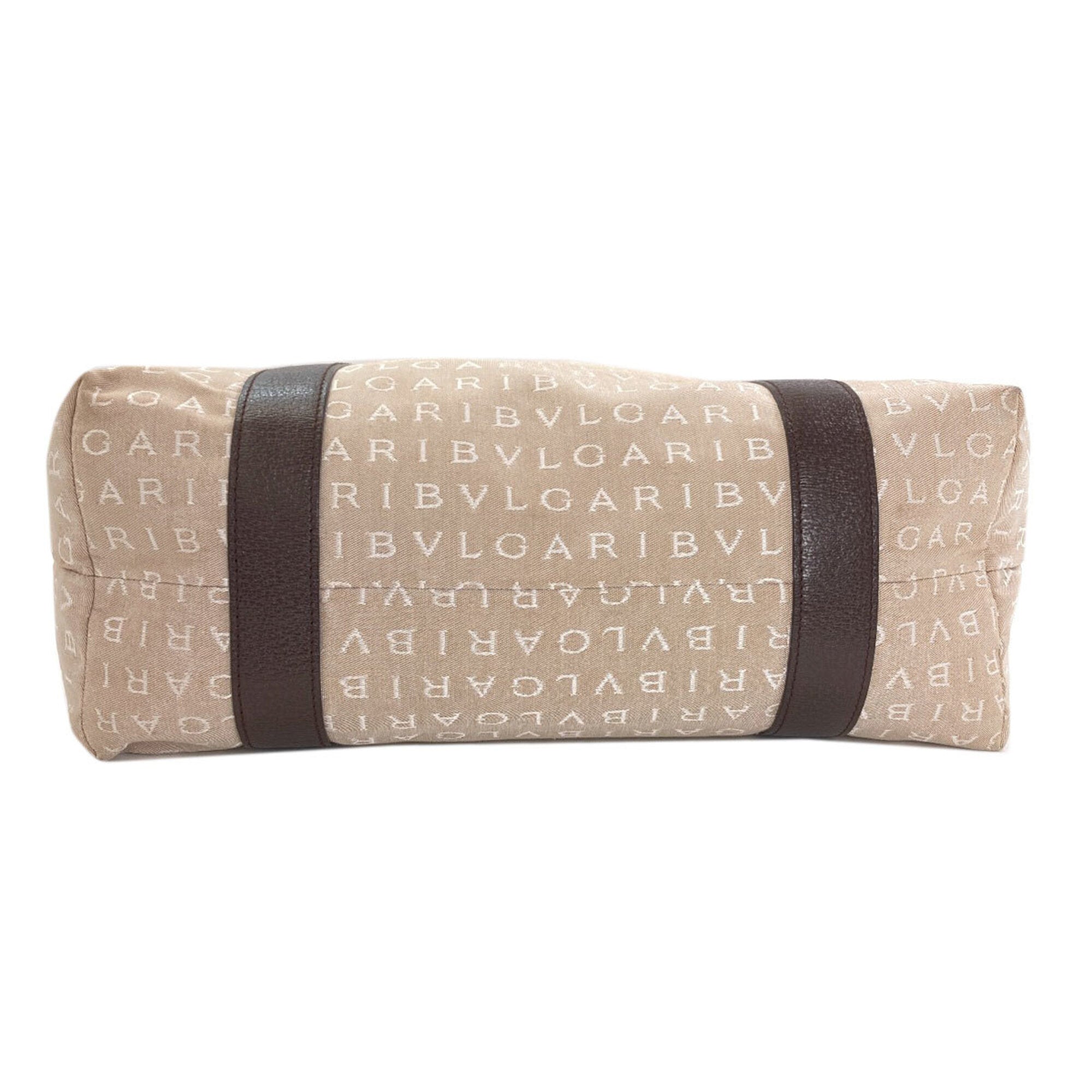 Bvlgari Beige Canvas Tote Bag (Pre-Owned)
