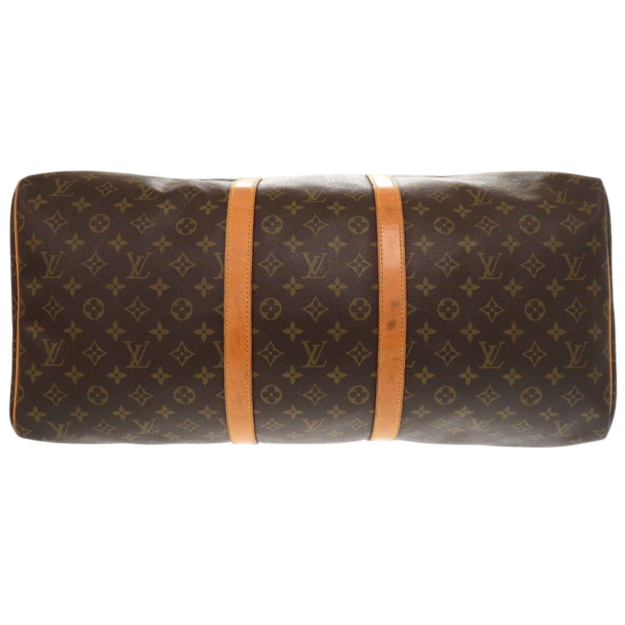 Louis Vuitton Brown Monogram Canvas Boston Bag (Pre-Owned)