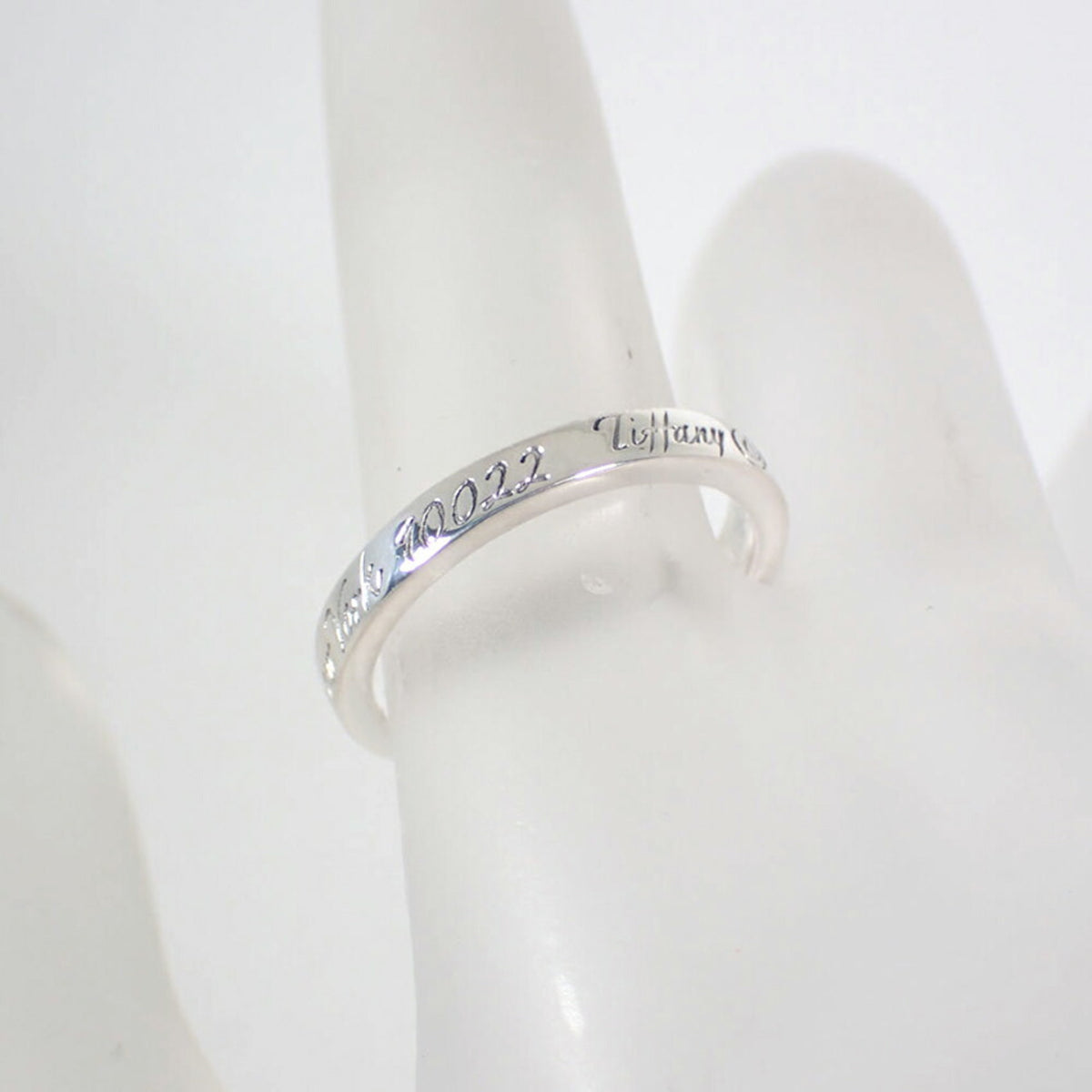 Tiffany Sterling Silver 925 Band Ring (Pre-Owned)