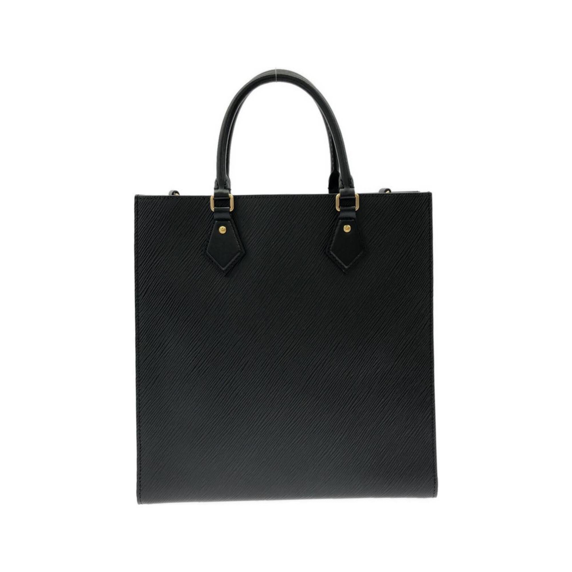 Louis Vuitton Black Leather Handbag (Pre-Owned)