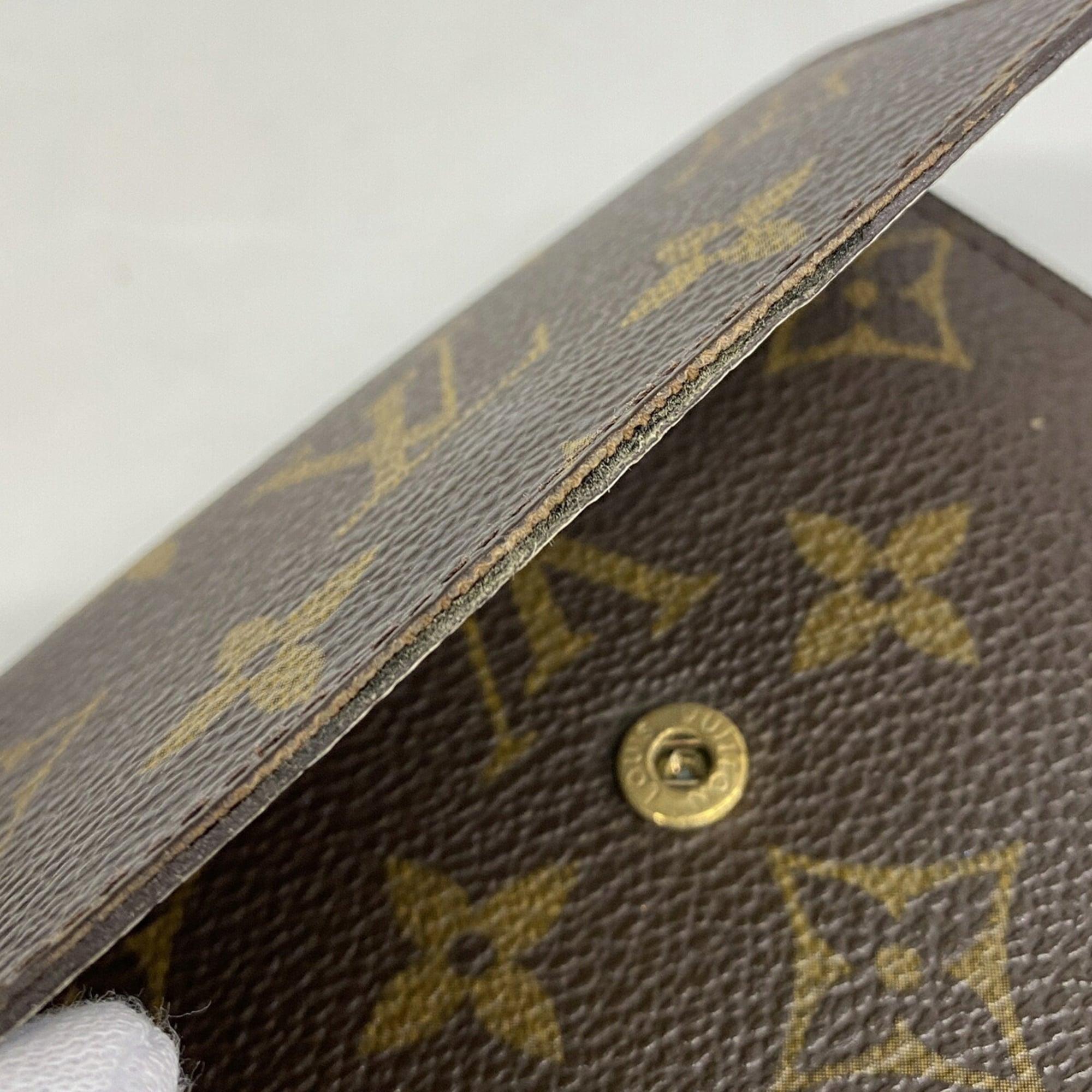 Louis Vuitton Brown Violet Wallet (Tri-Fold) (Pre-Owned)