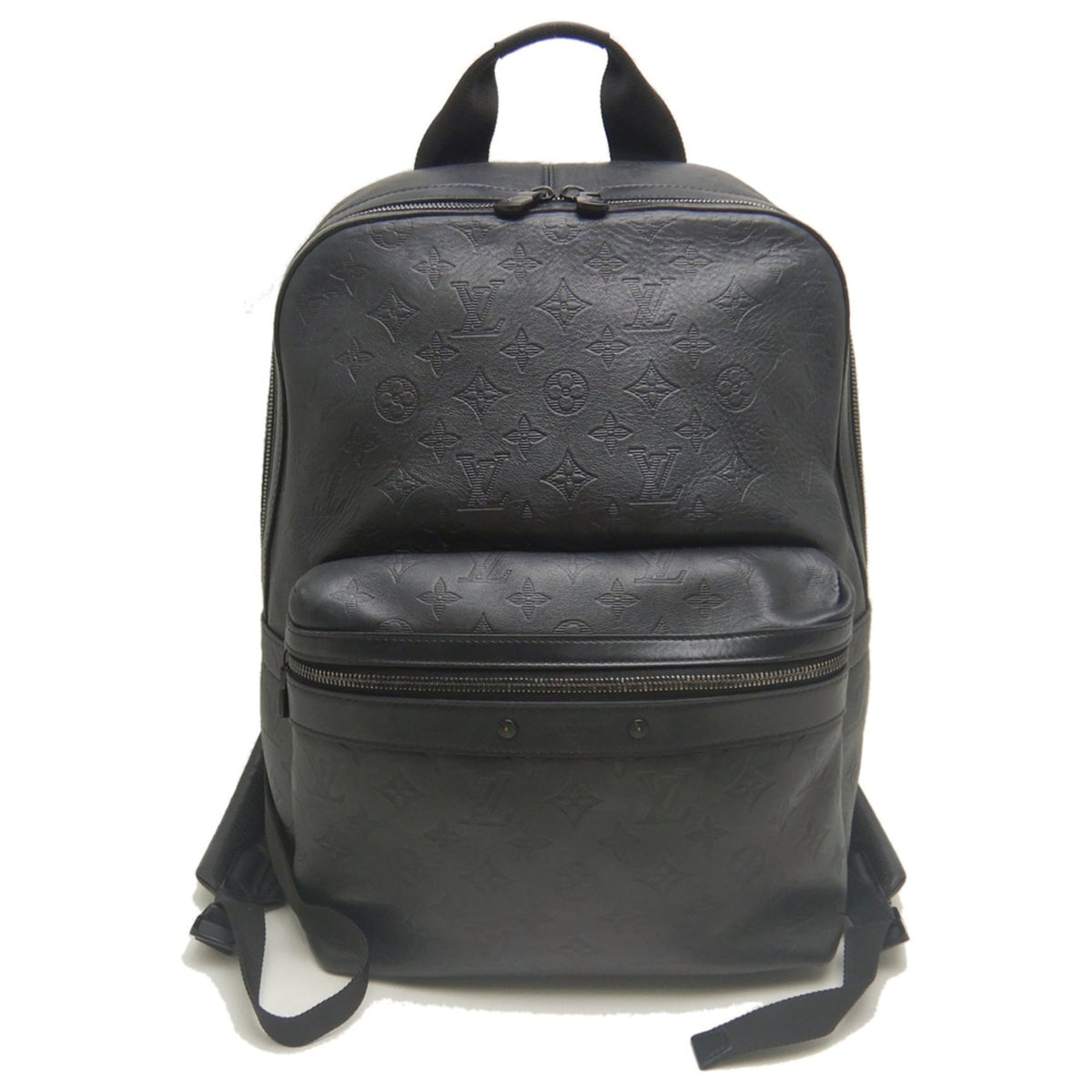 Louis Vuitton Monogram Shadow Noir Leather Backpack (Pre-Owned)