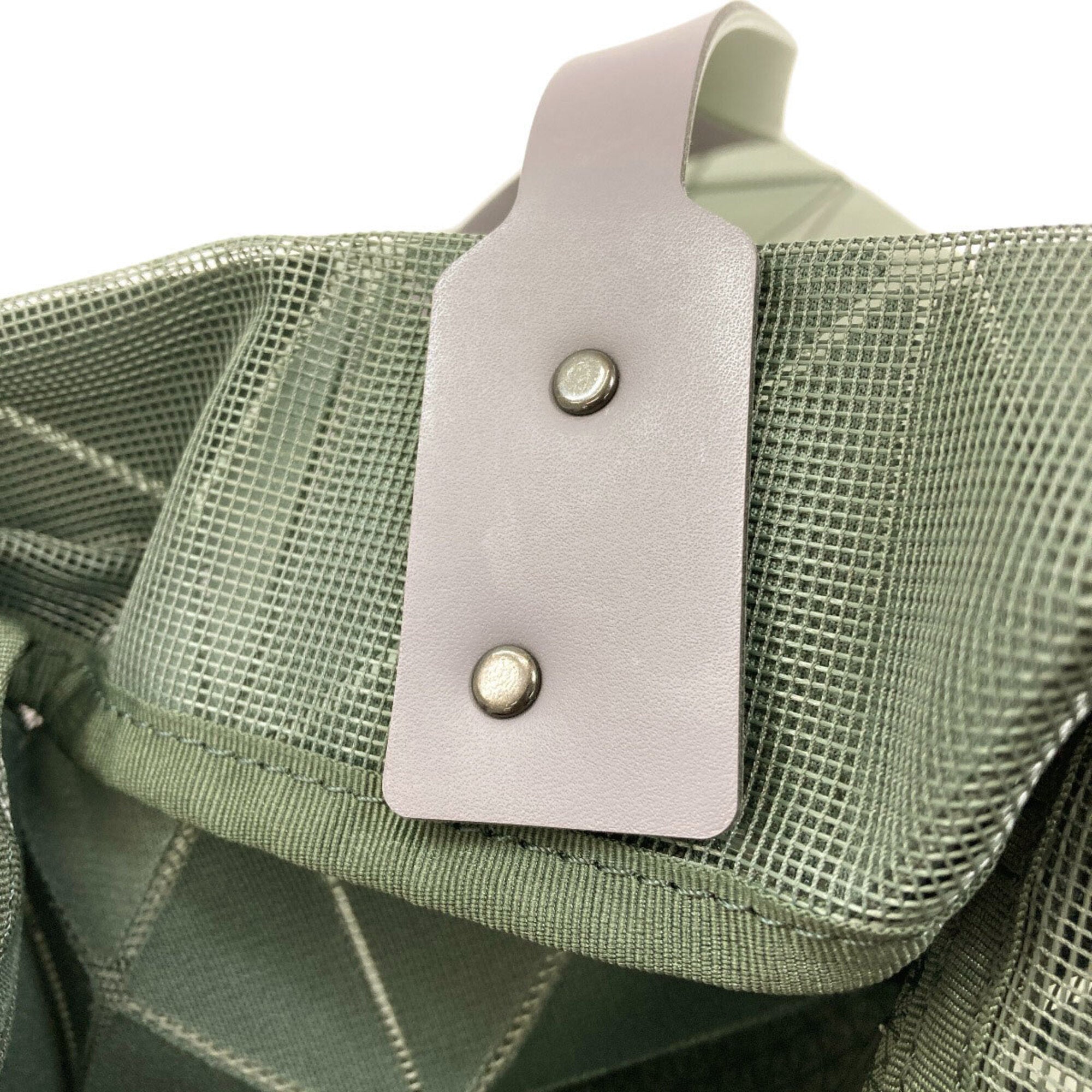Issey Miyake Green Pvc Tote Bag (Pre-Owned)