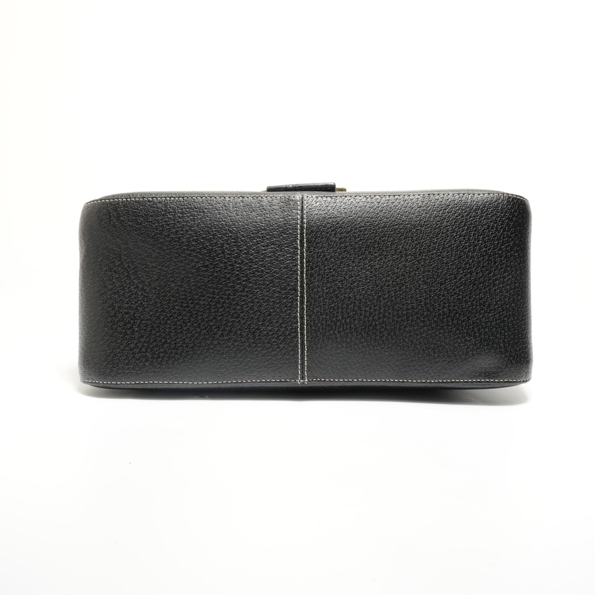 Fendi Black Leather Shoulder Bag (Pre-Owned)