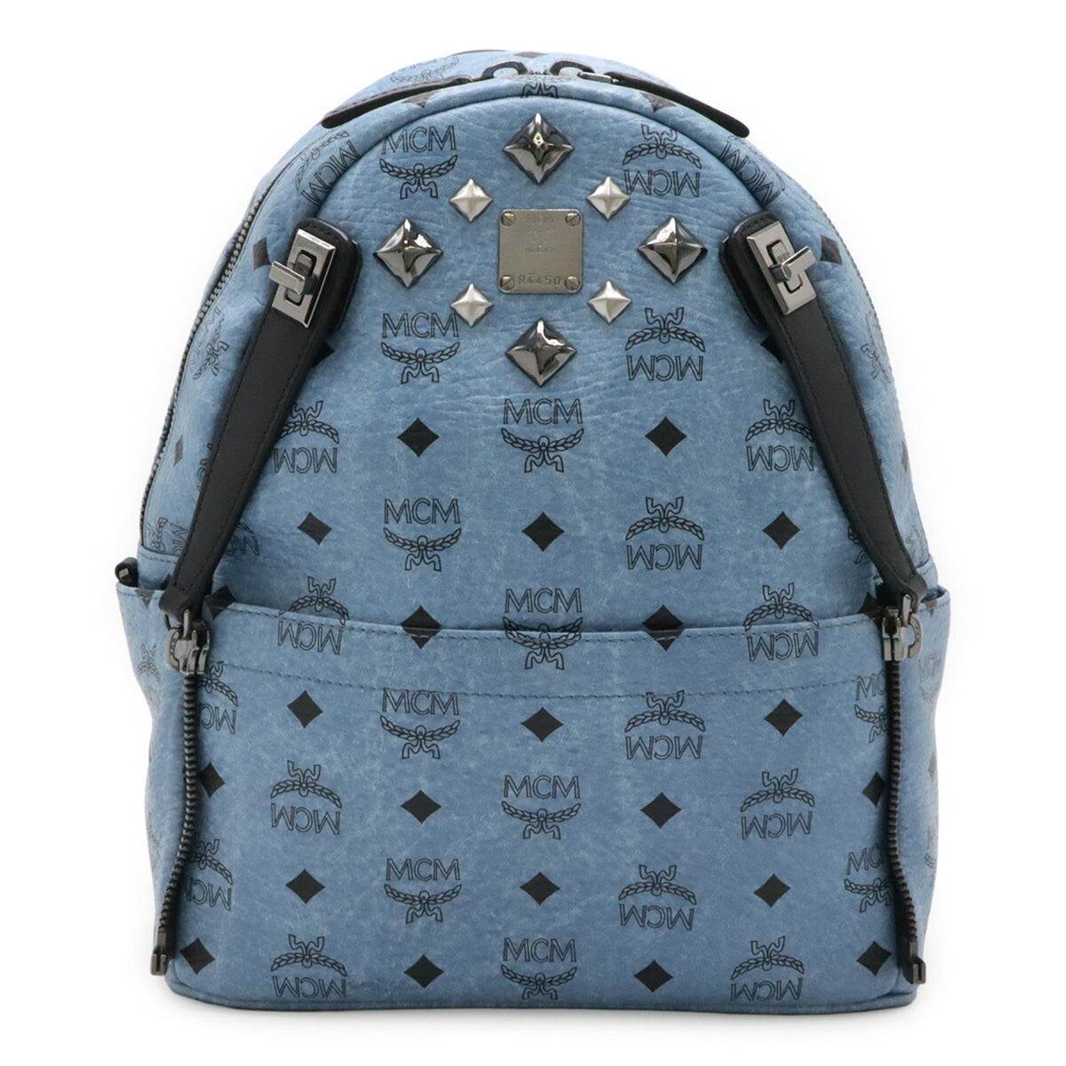Mcm Blue Pvc Backpack (Pre-Owned)
