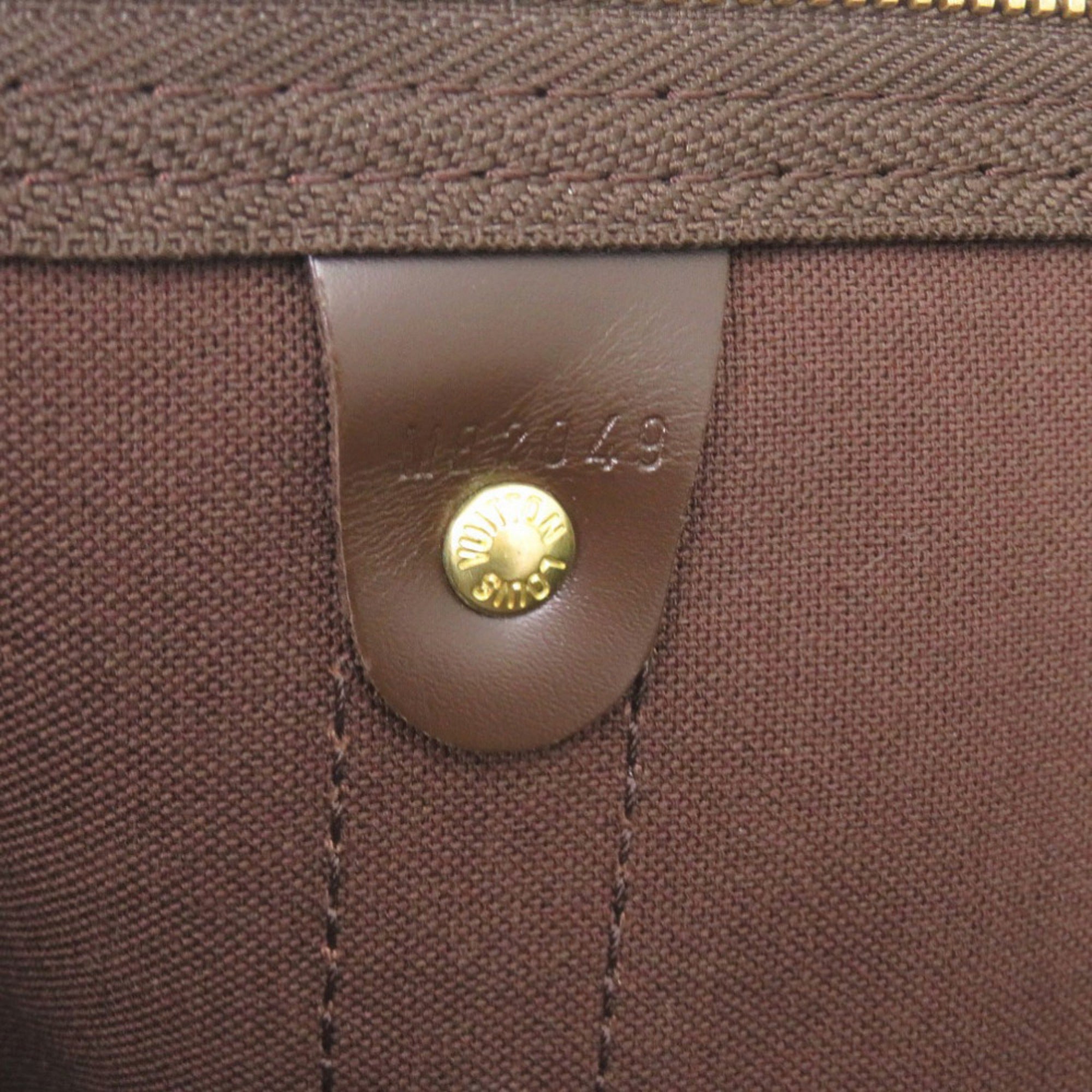 Louis Vuitton Brown Damier Canvas Boston Bag (Pre-Owned)