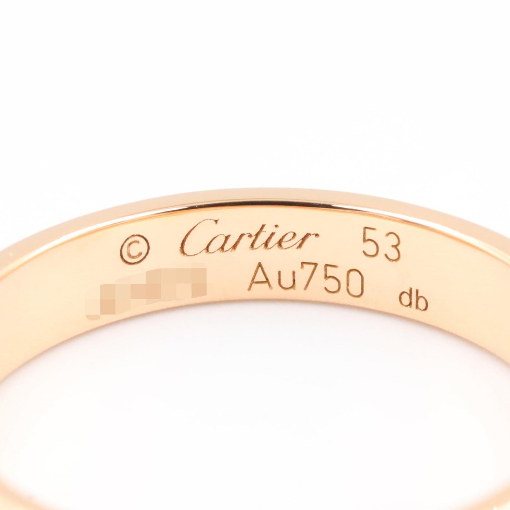 Cartier Gold Pink Gold (18K) Band Ring (Pre-Owned)