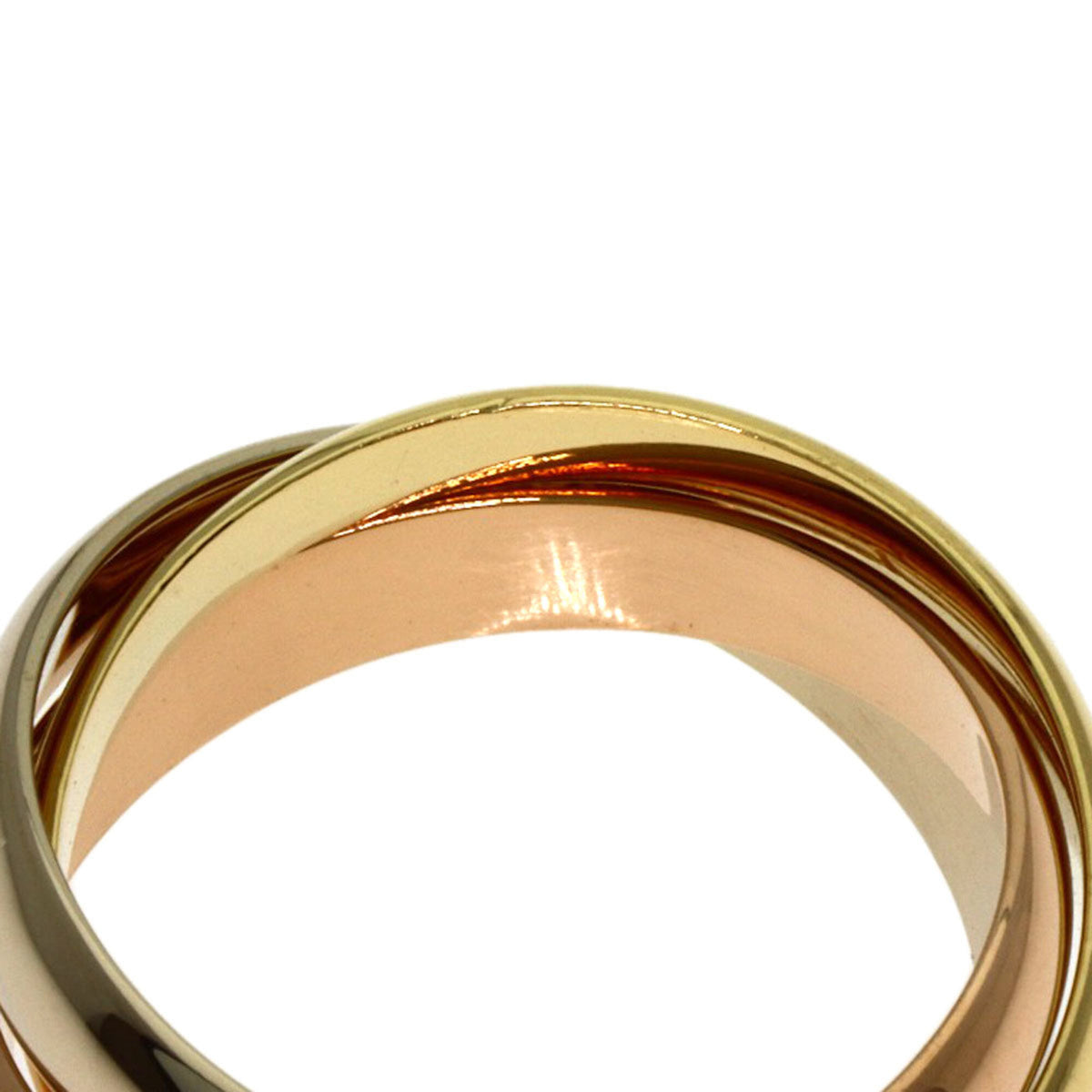 Cartier Trinity Yellow Gold (18K) Pink Gold (18K) White Gold (18K) Band Ring (Pre-Owned)