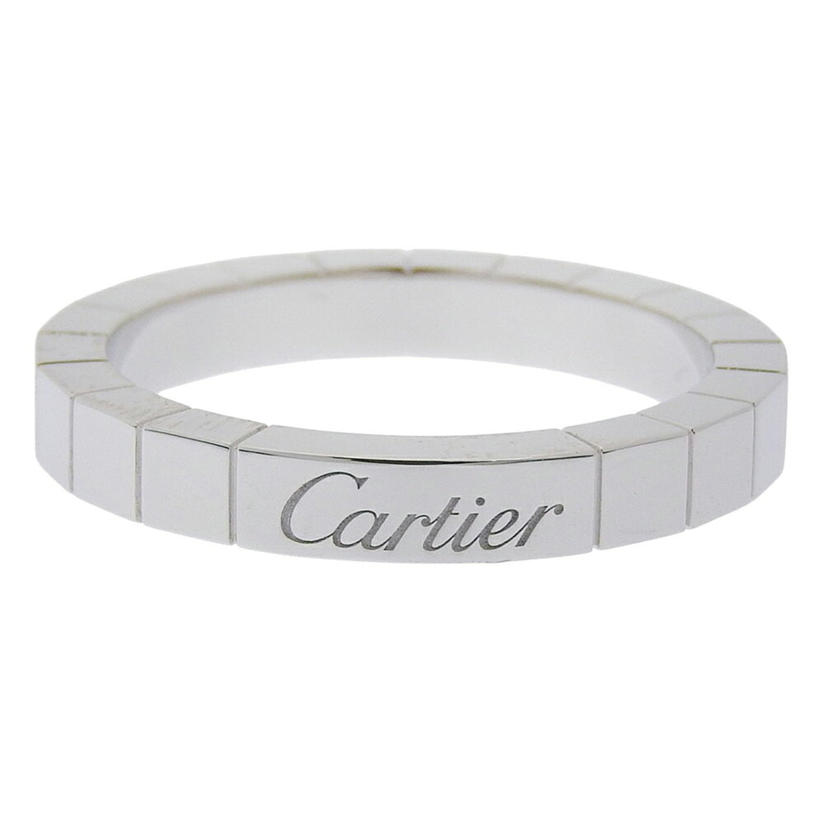 Cartier Lanieres White Gold White Gold (18K) Band Ring (Pre-Owned)