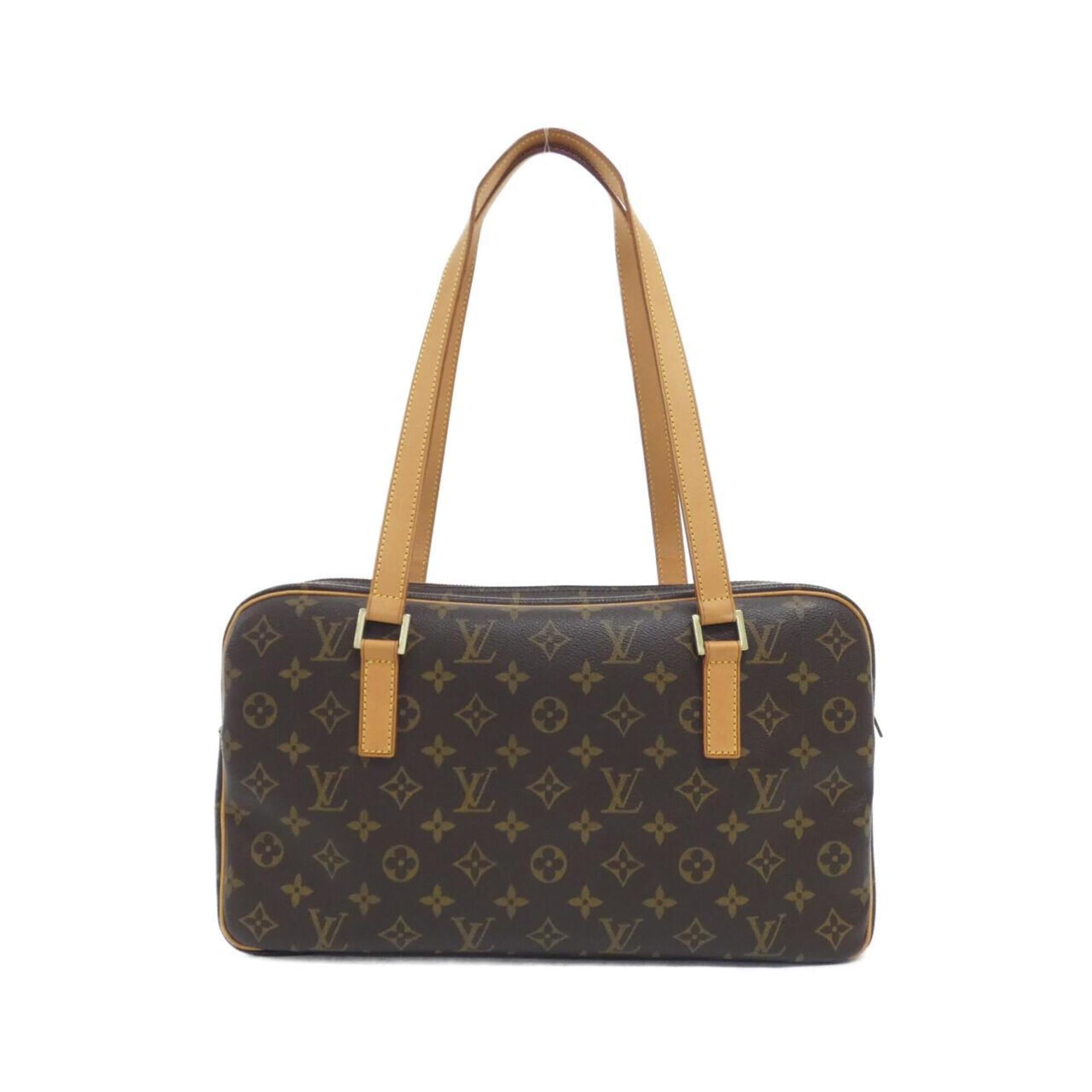Louis Vuitton Marron Coated Canvas Shoulder Bag (Pre-Owned)