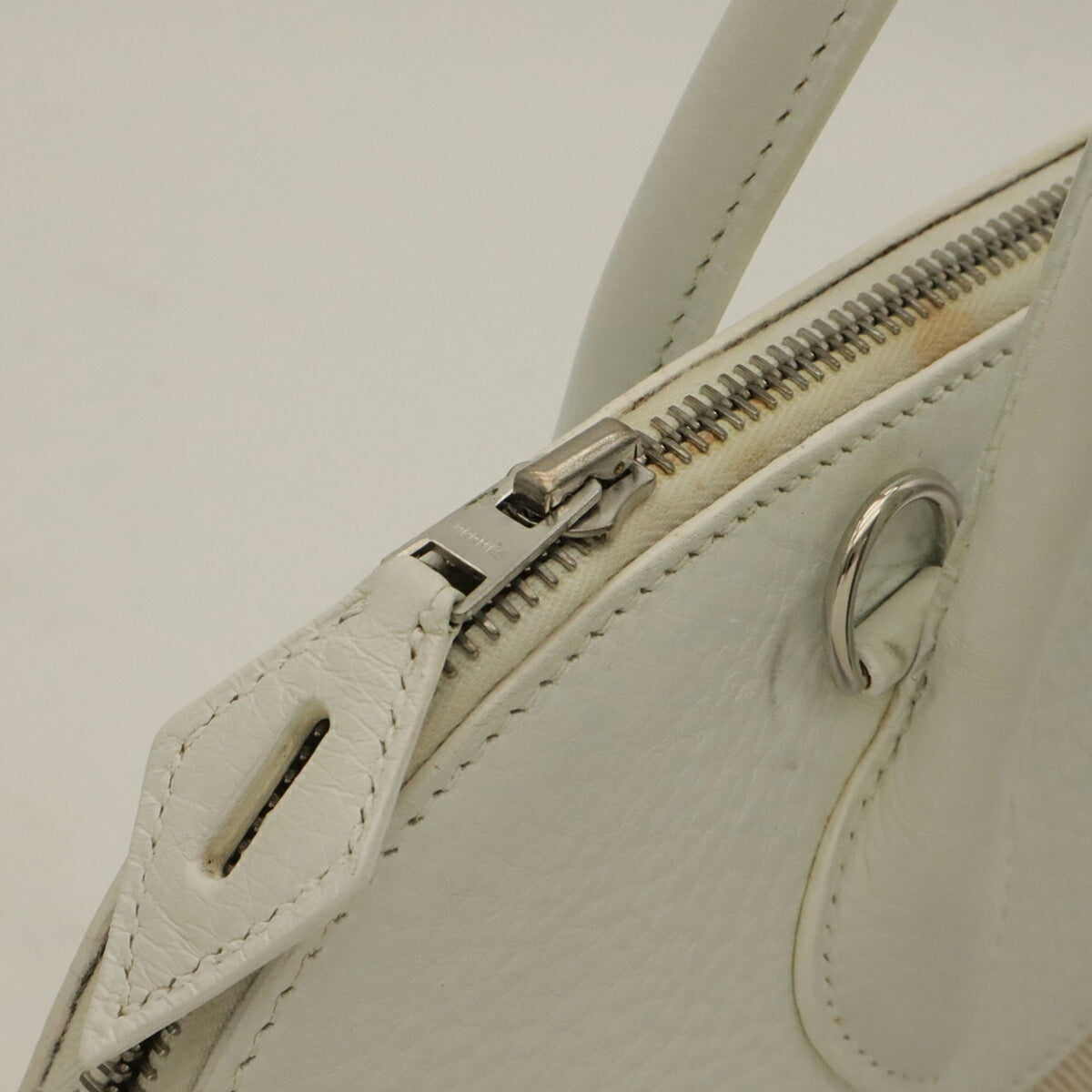 Hermes Beige Handbag Shoulder Bag (Pre-Owned)