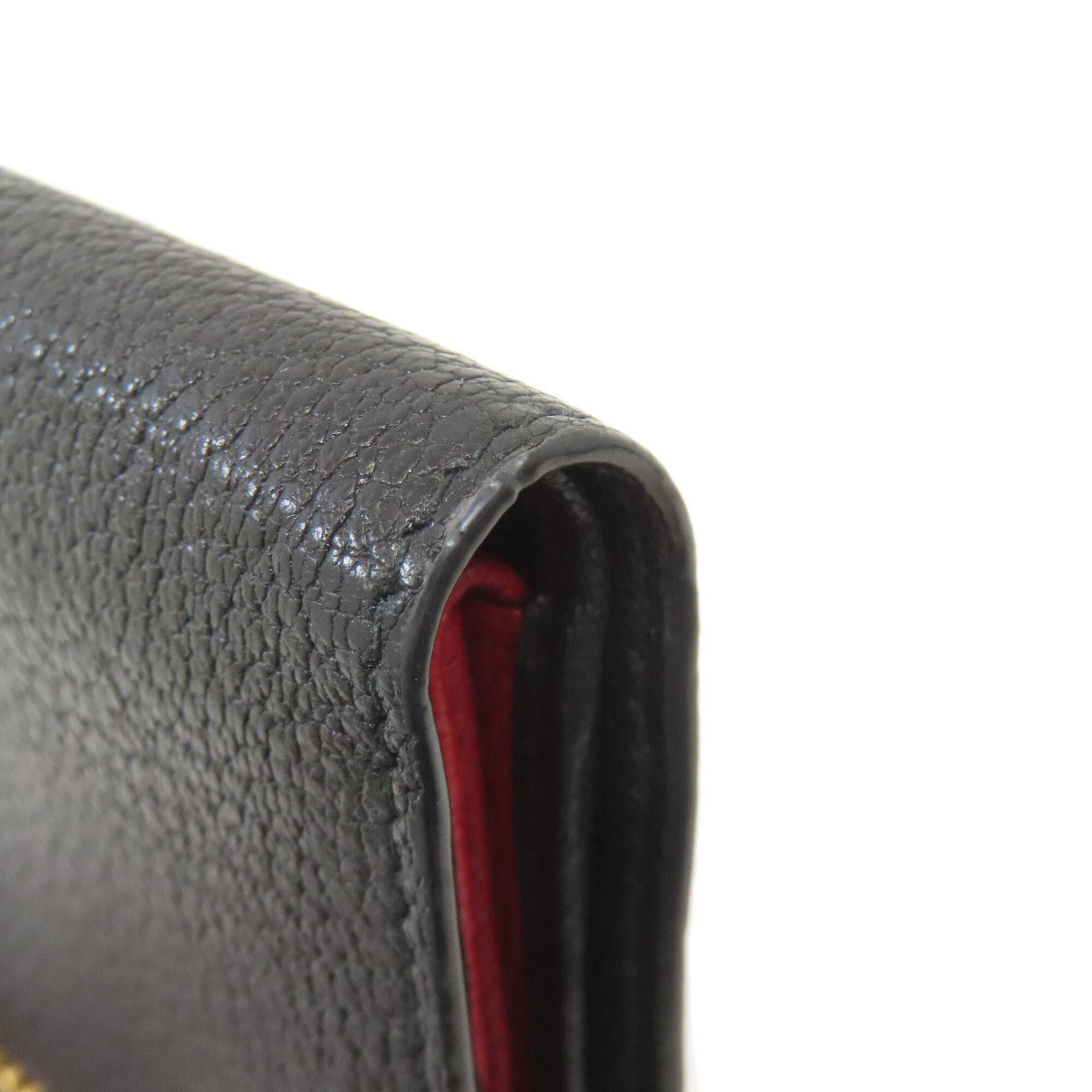 Miu Miu Black Leather Wallet (Bi-Fold) (Pre-Owned)