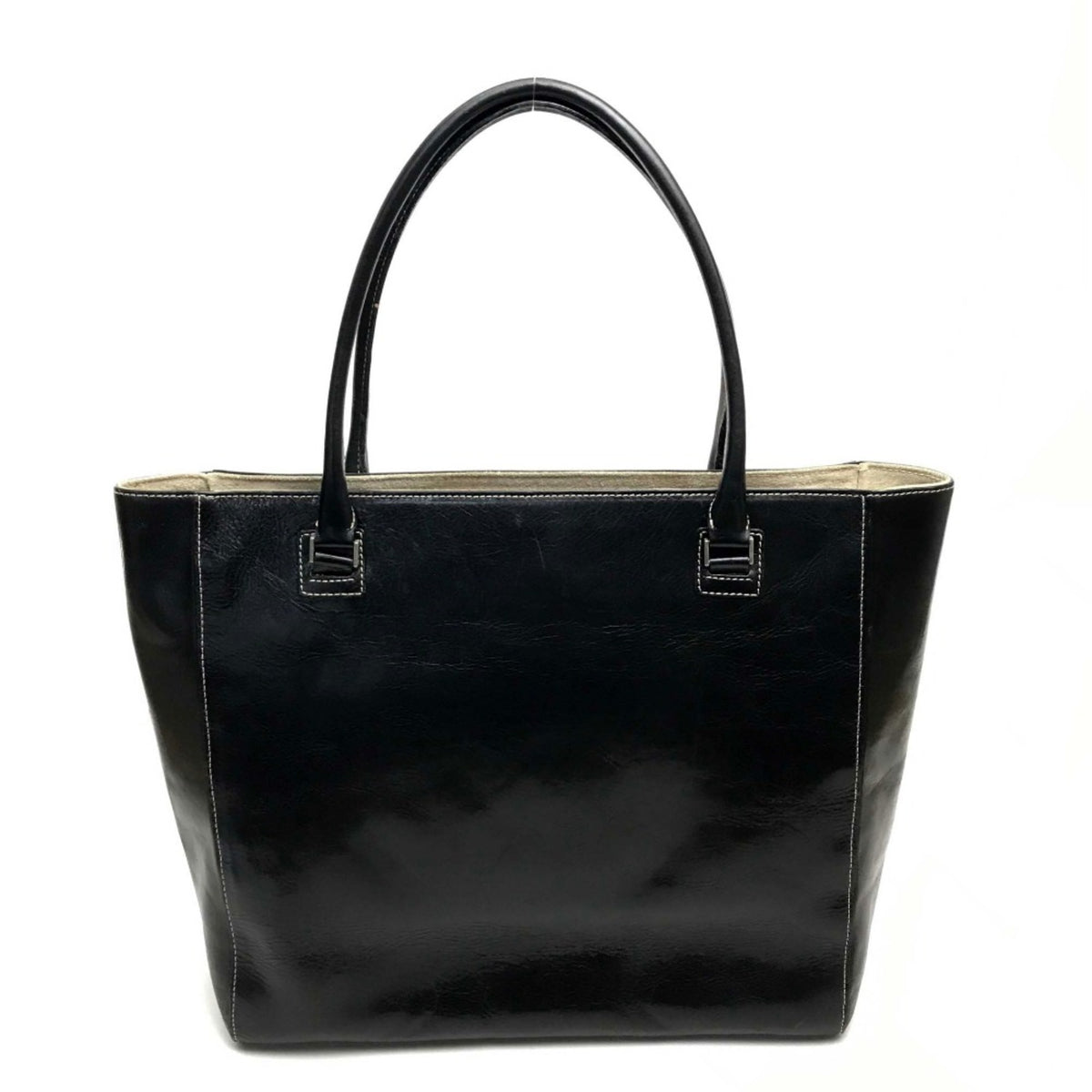 Kate Spade Black Leather Tote Bag (Pre-Owned)