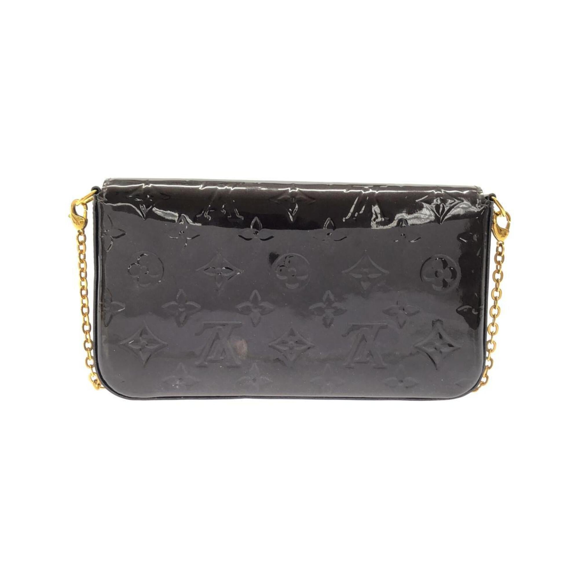 Louis Vuitton Amarante Leather Pochette Shoulder Bag (Pre-Owned)