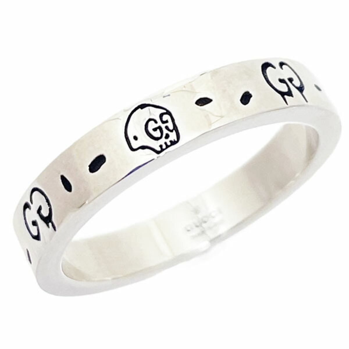 Gucci Silver Sterling Silver 925 Band Ring (Pre-Owned)