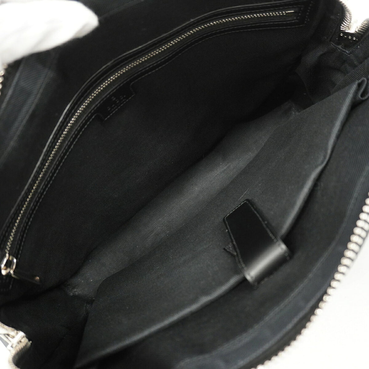 Gucci Black Gray Pvc Briefcase (Pre-Owned)