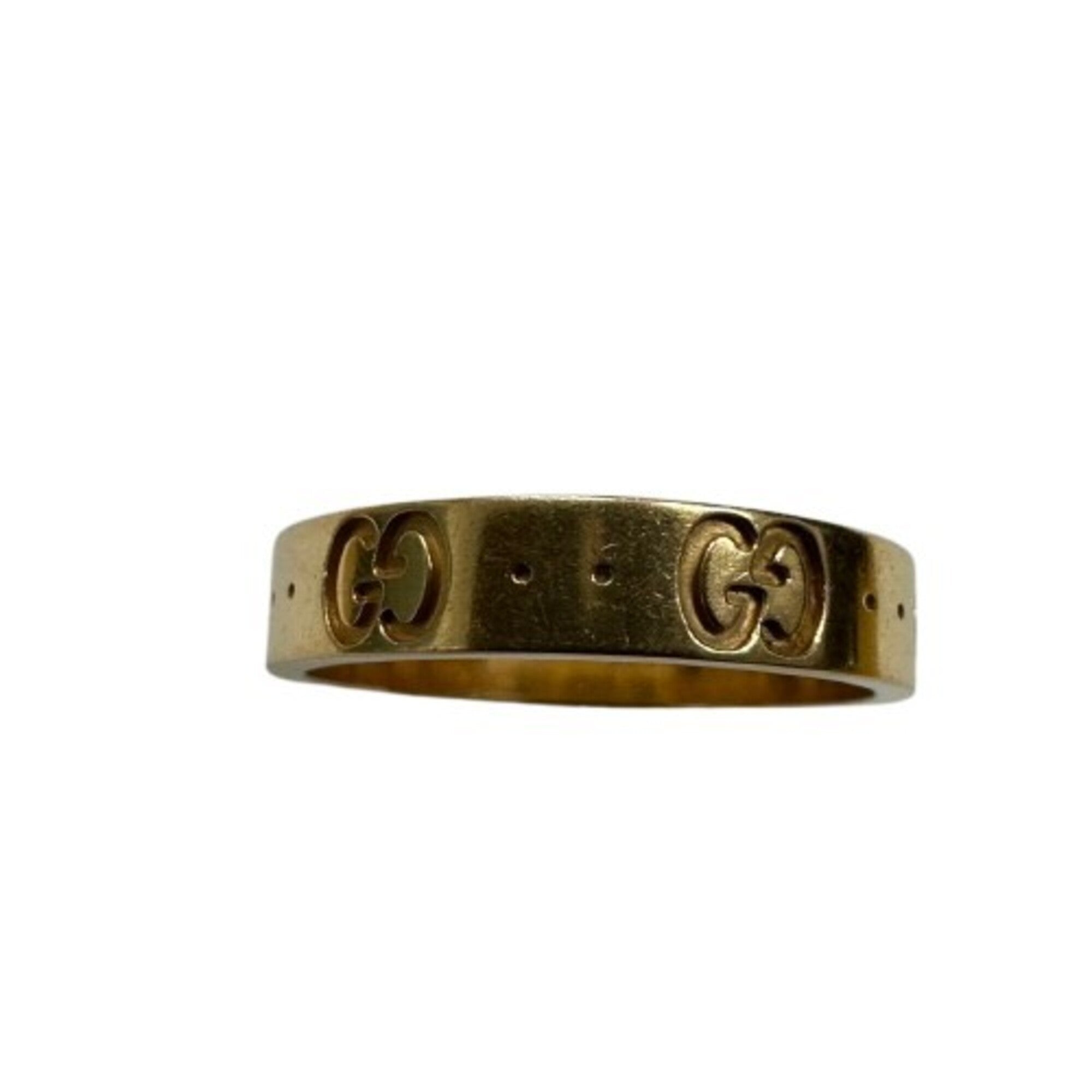 Gucci Icon Yellow Gold (18K) Band Ring (Pre-Owned)